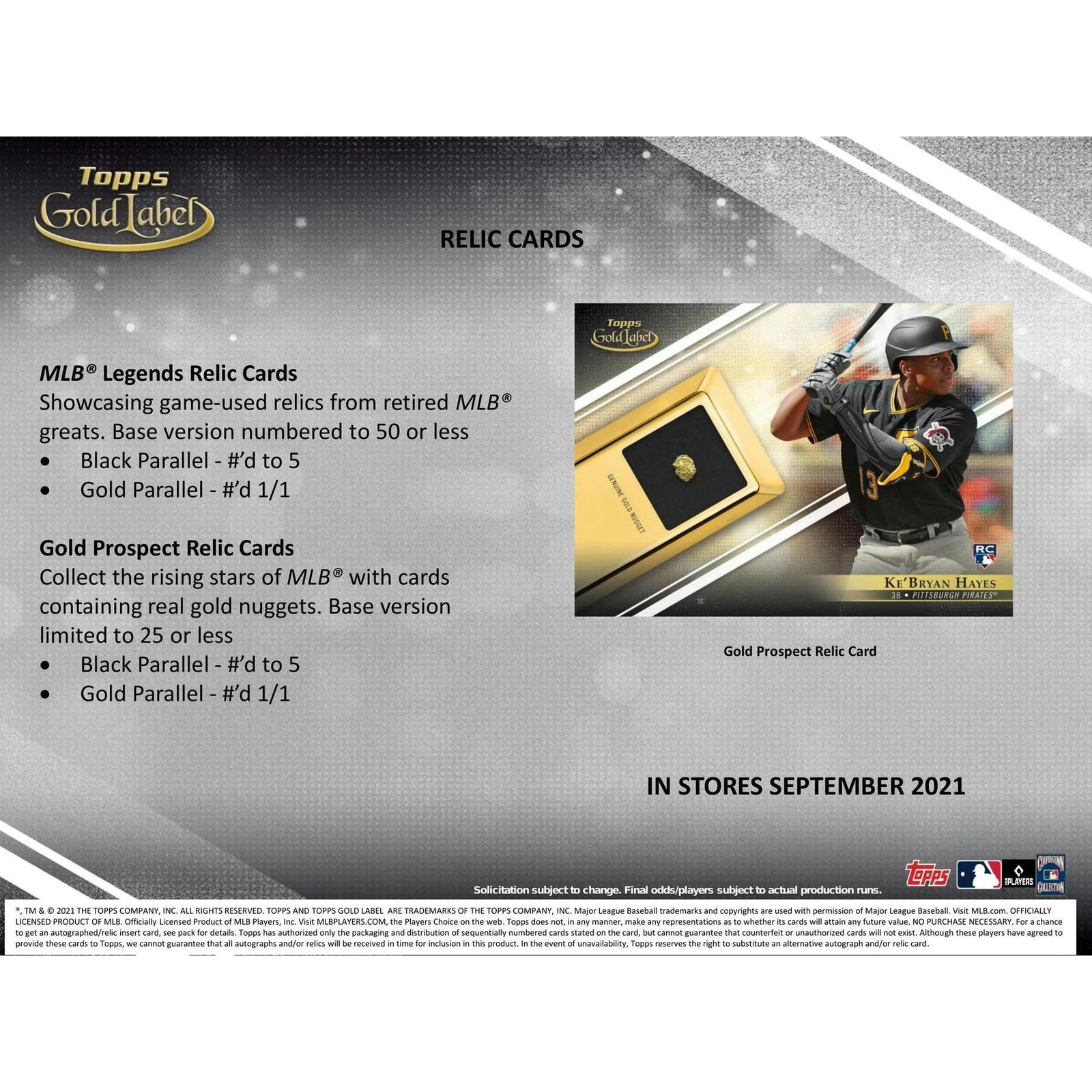 DRAFT - Just In 2021 Topps Gold Label Baseball Hobby Box