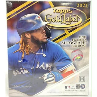 DRAFT - Just In 2021 Topps Gold Label Baseball Hobby Box