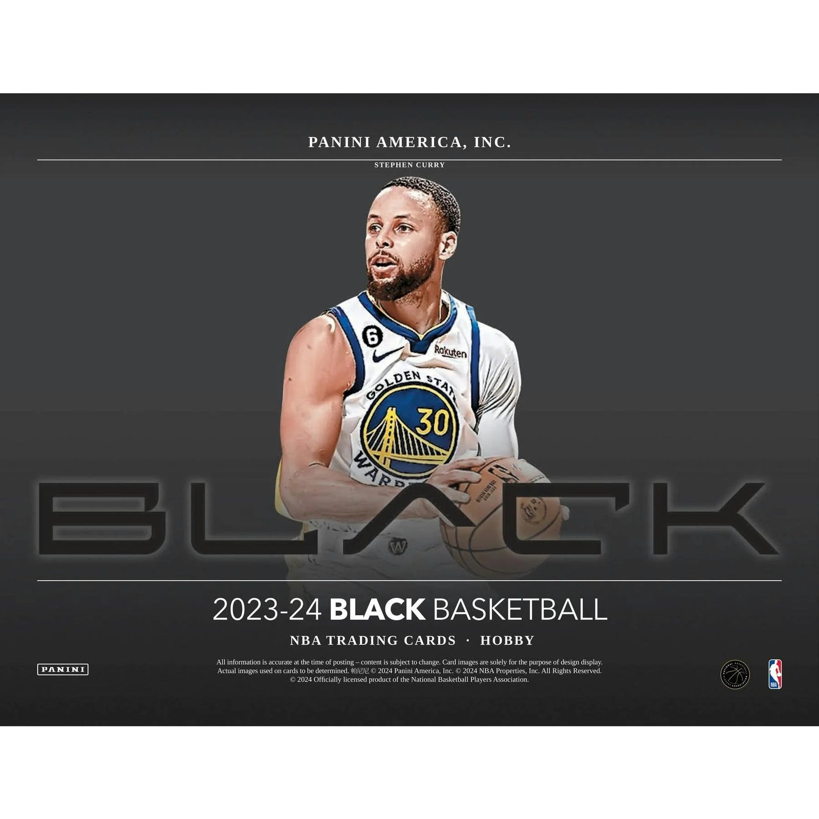 DRAFT - 2023/24 Panini Black Basketball Hobby Box