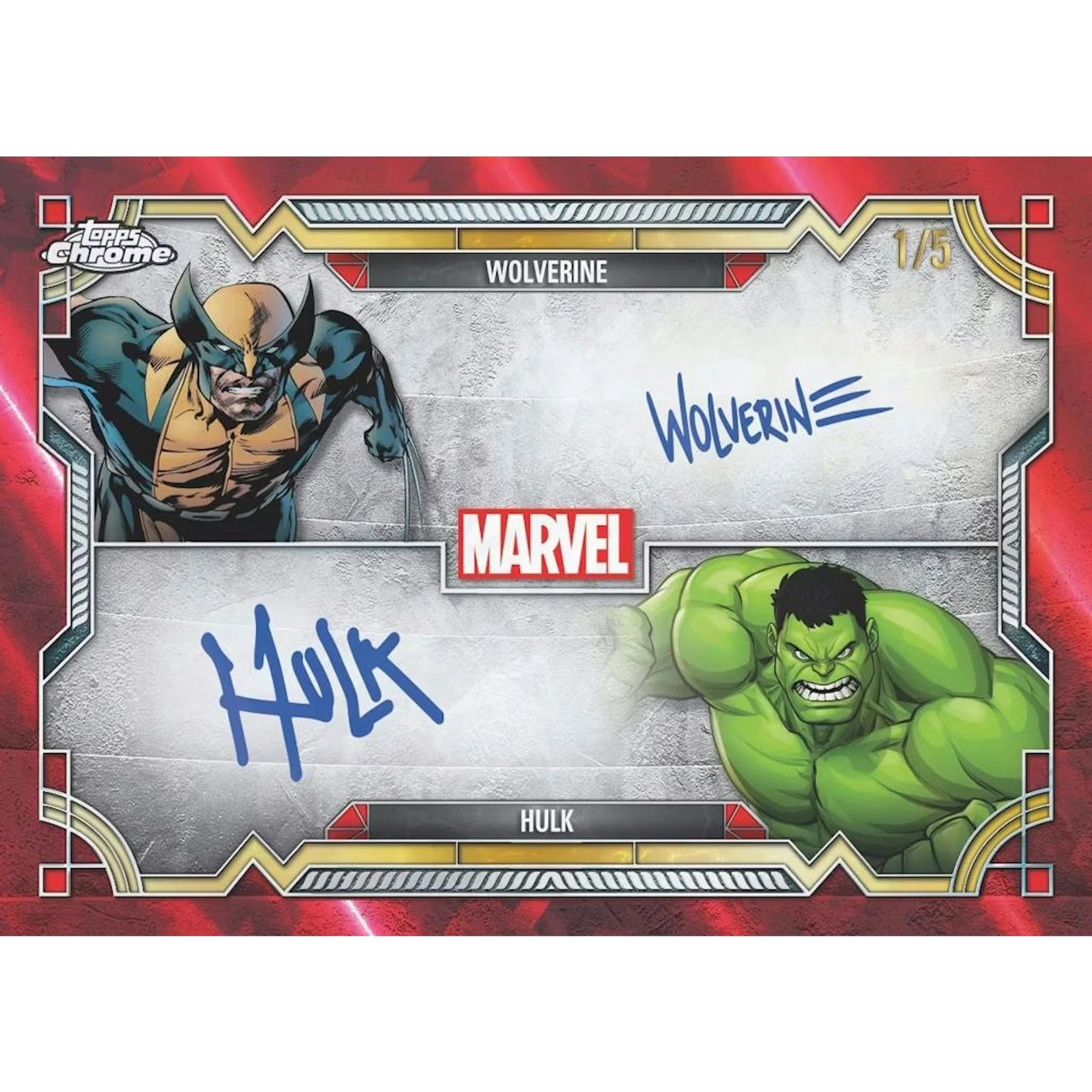 DRAFT - 2024 Topps Marvel Chrome Sapphire Hobby Box