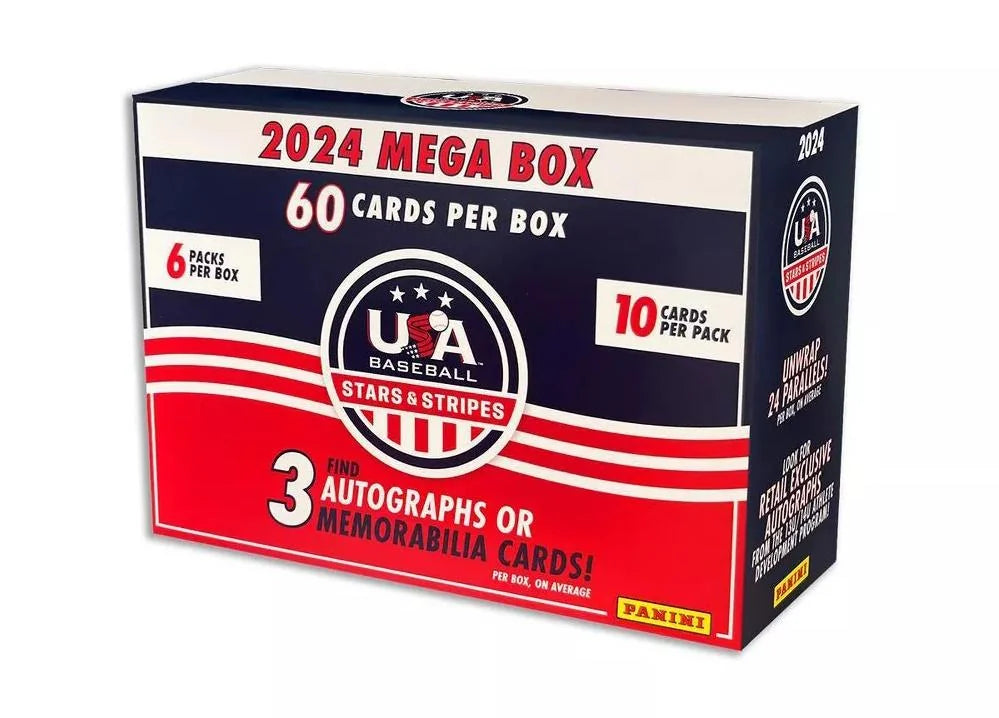 DRAFT - Just In 2024 Panini USA Stars & Stripes Baseball Mega Box