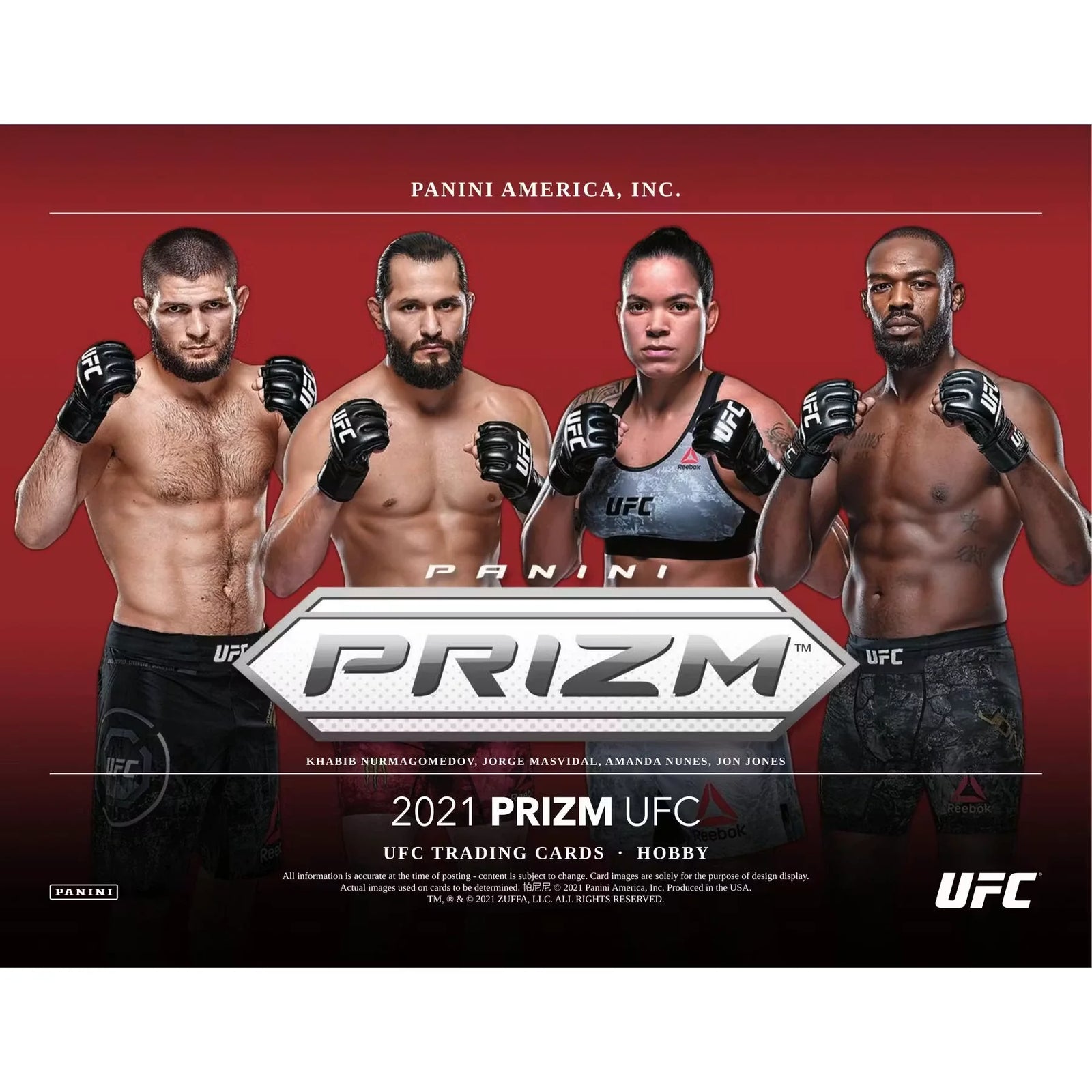 2021 Panini Prizm UFC Hobby Box | Two Autographs (Ships Sealed Only)