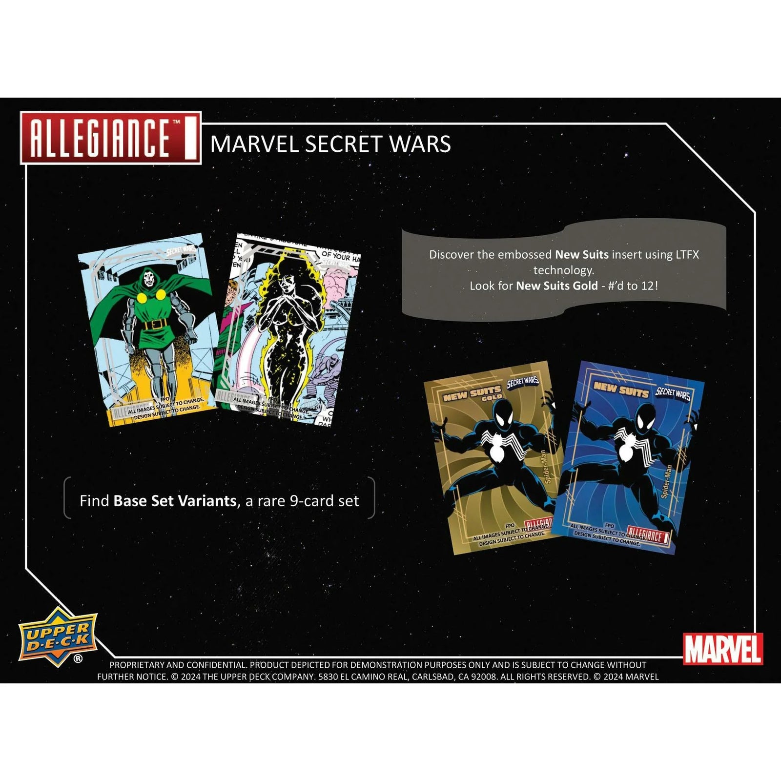 DRAFT - 2024 Upper Deck Marvel Allegiance Secret Wars Hobby Box