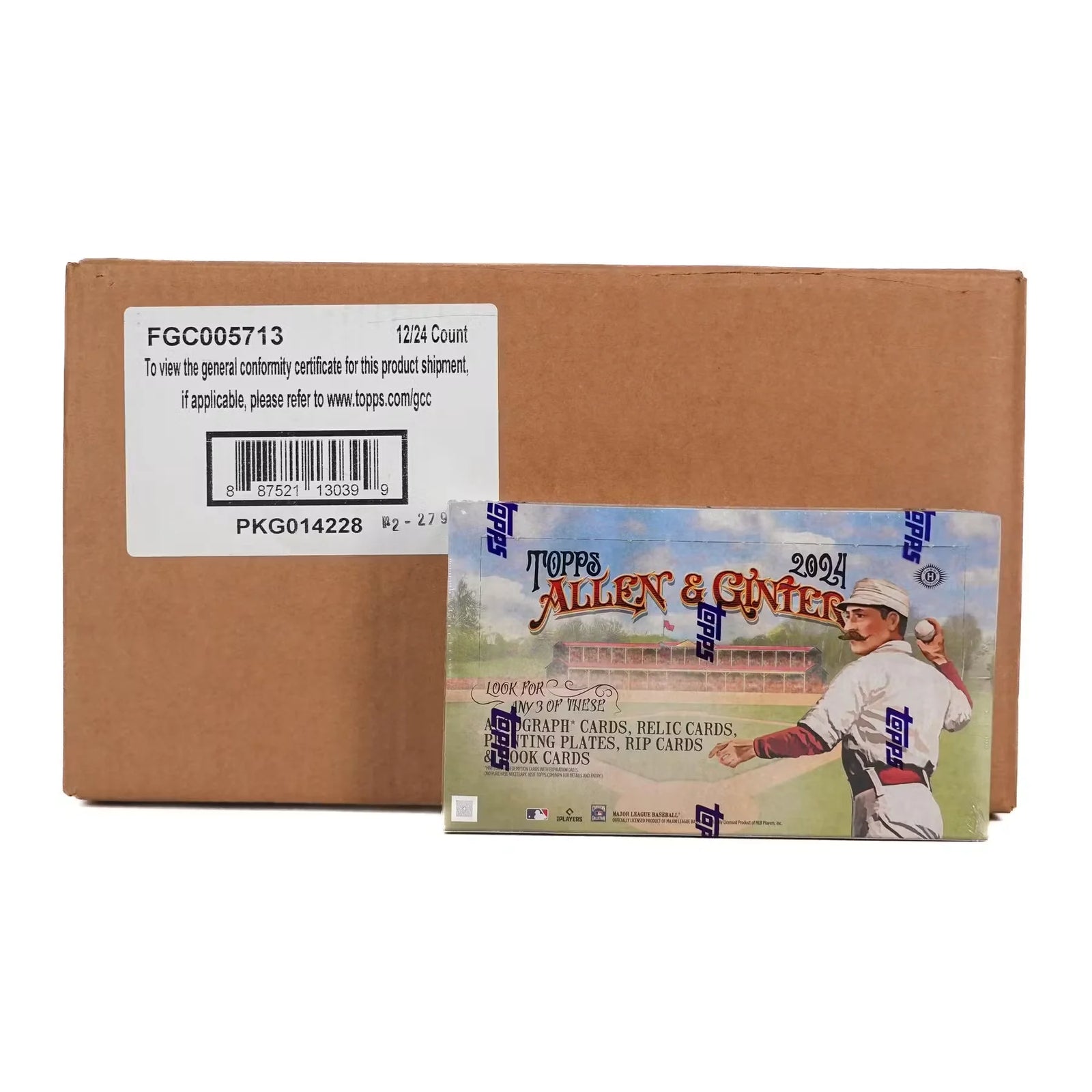 2024 Topps Allen & Ginter Baseball Hobby 12-Box Case (Ships Sealed Only)
