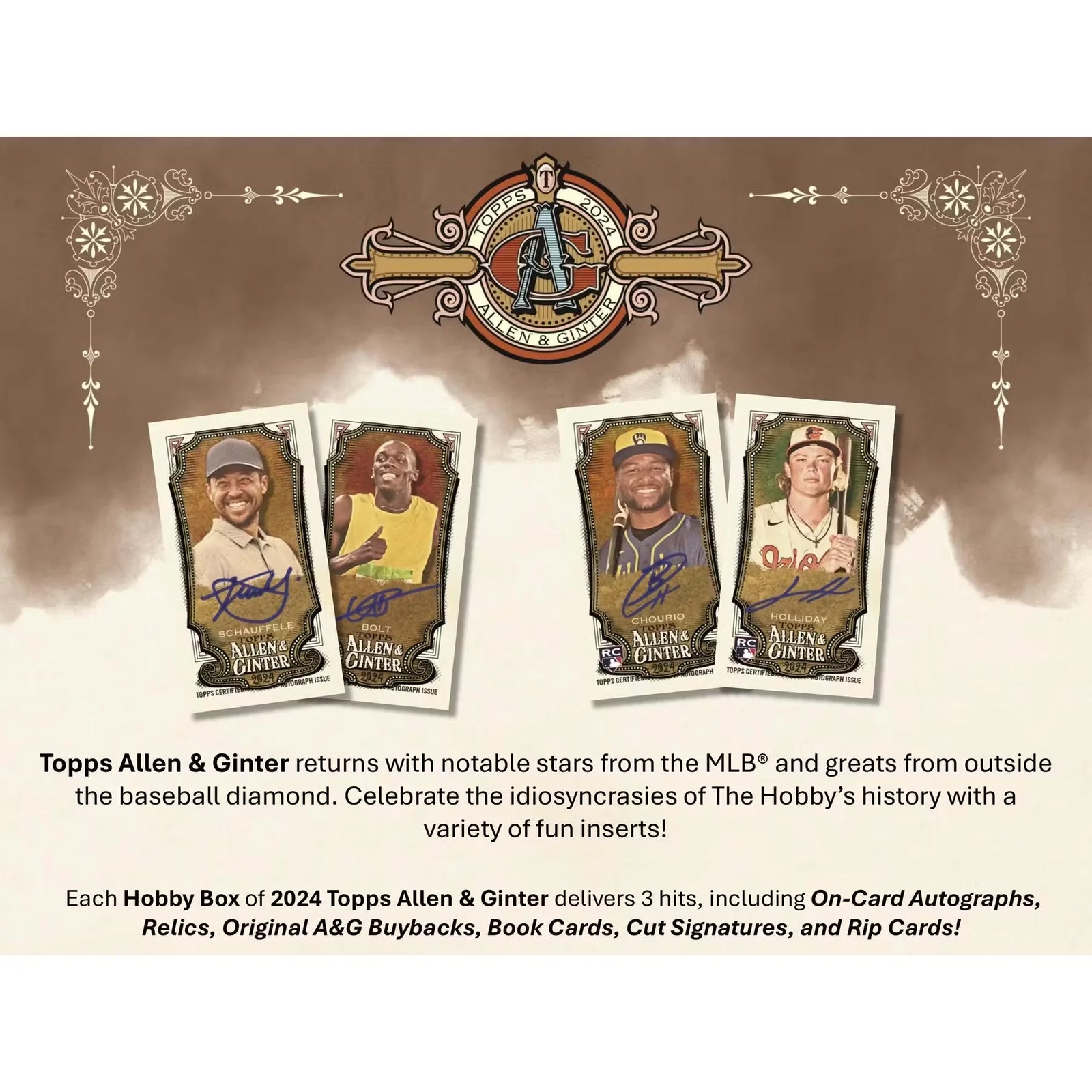 2024 Topps Allen & Ginter Baseball Hobby 12-Box Case (Ships Sealed Only)