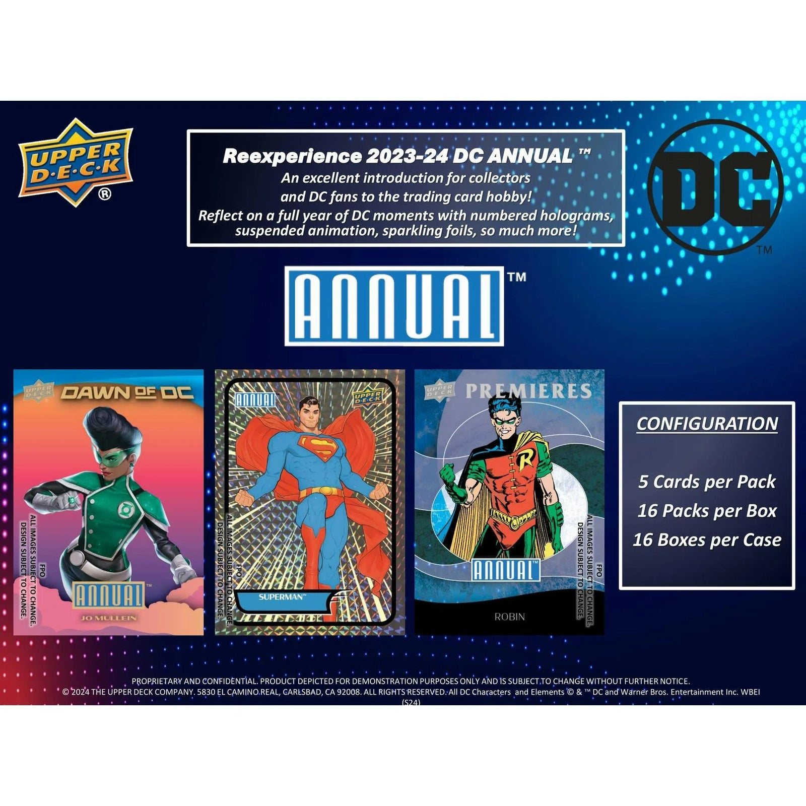 DRAFT - 2023/24 Upper Deck DC Annual Hobby Box | dacardworld:BV0K0NAOCB