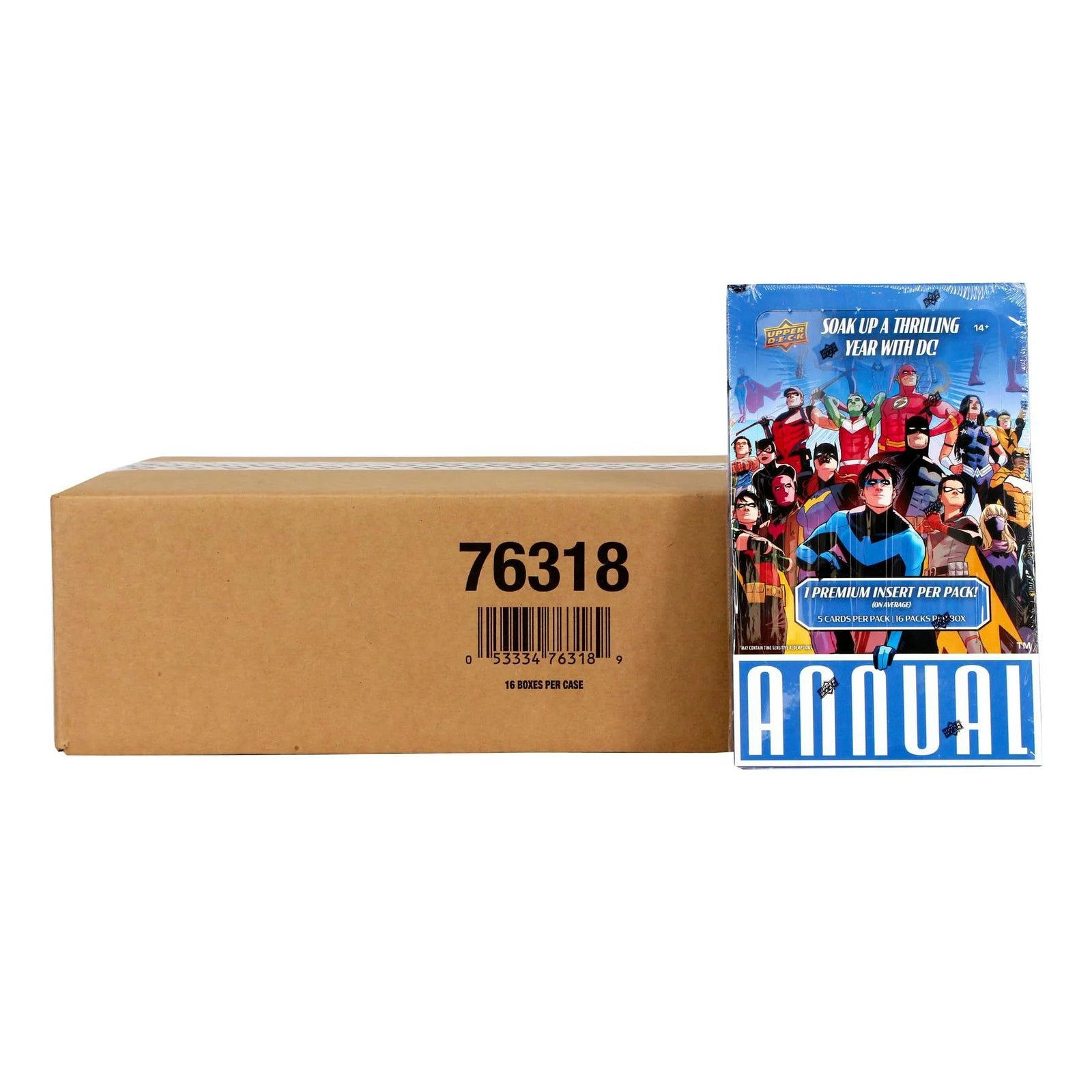 DRAFT - 2023/24 Upper Deck DC Annual Hobby 16-Box Case