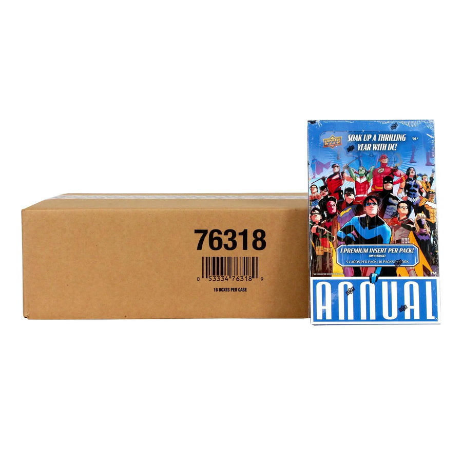 DRAFT - 2023/24 Upper Deck DC Annual Hobby 16-Box Case