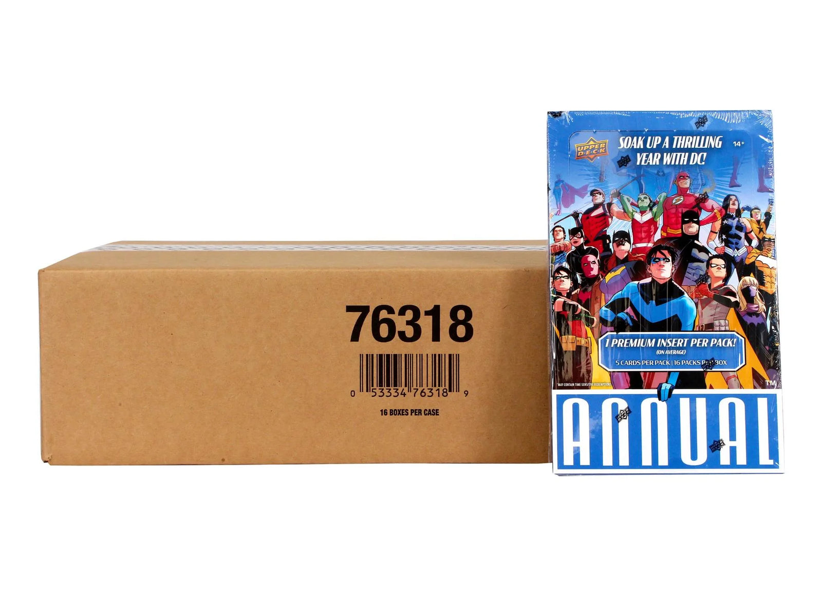 DRAFT - 2023/24 Upper Deck DC Annual Hobby 16-Box Case