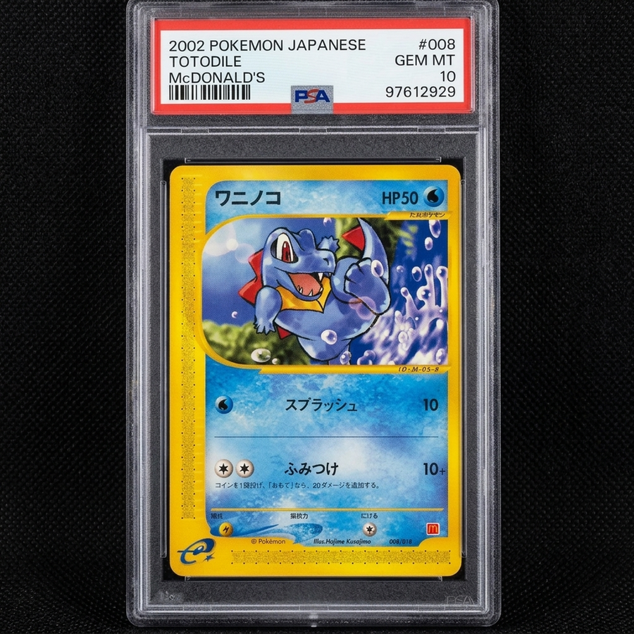 Totodile 008/018 PSA 10 GEM MINT | 2002 Japanese McDonald's Promo