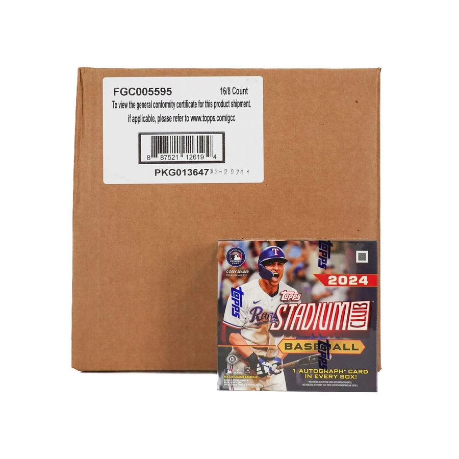 DRAFT - New 2024 Topps Stadium Club Baseball Compact 16-Box Case