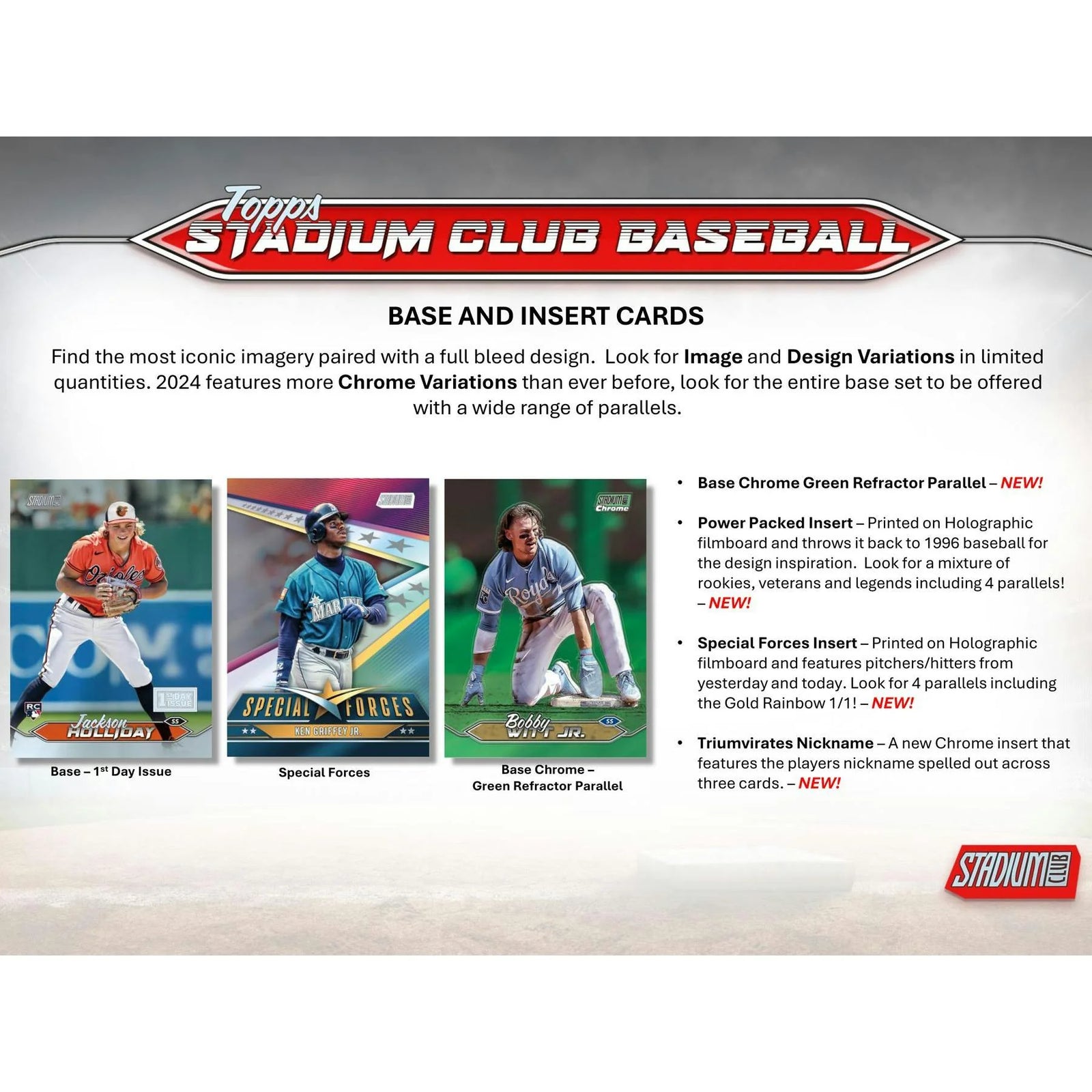DRAFT - New 2024 Topps Stadium Club Baseball Compact 16-Box Case