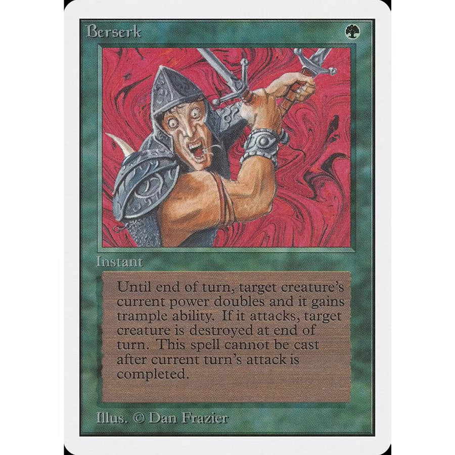 Magic the Gathering Unlimited Berserk | Lightly Played