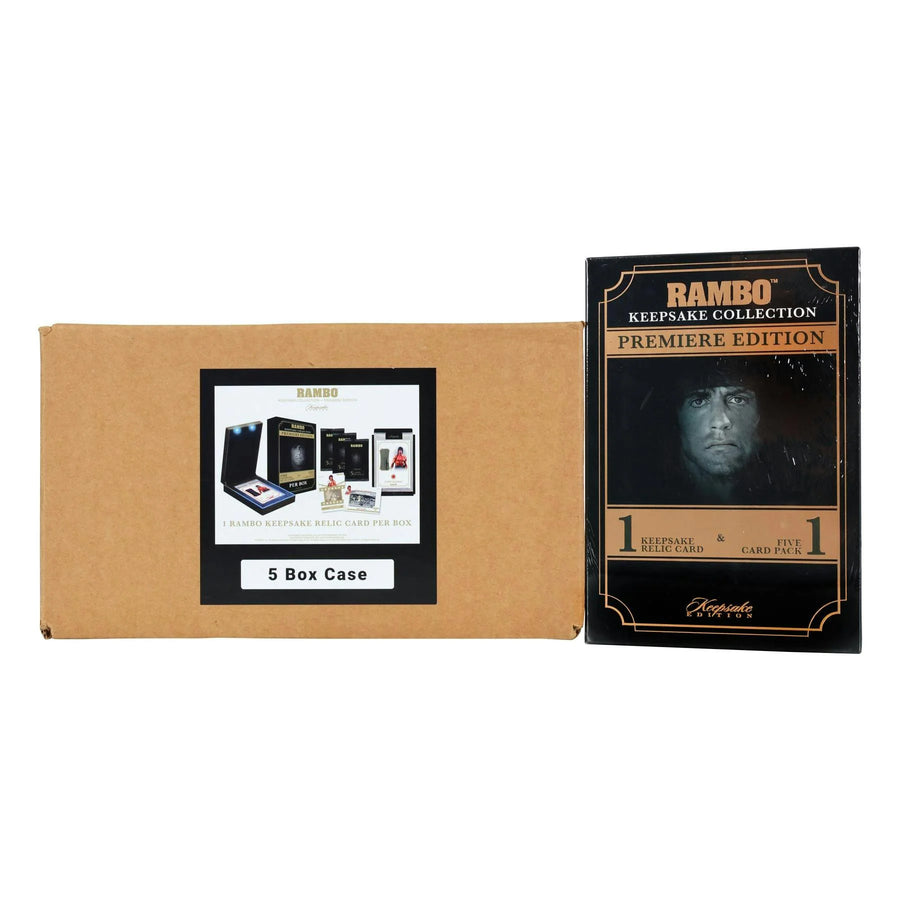 DRAFT - Keepsake Rambo Collection Premiere Edition Hobby 5-Box Case