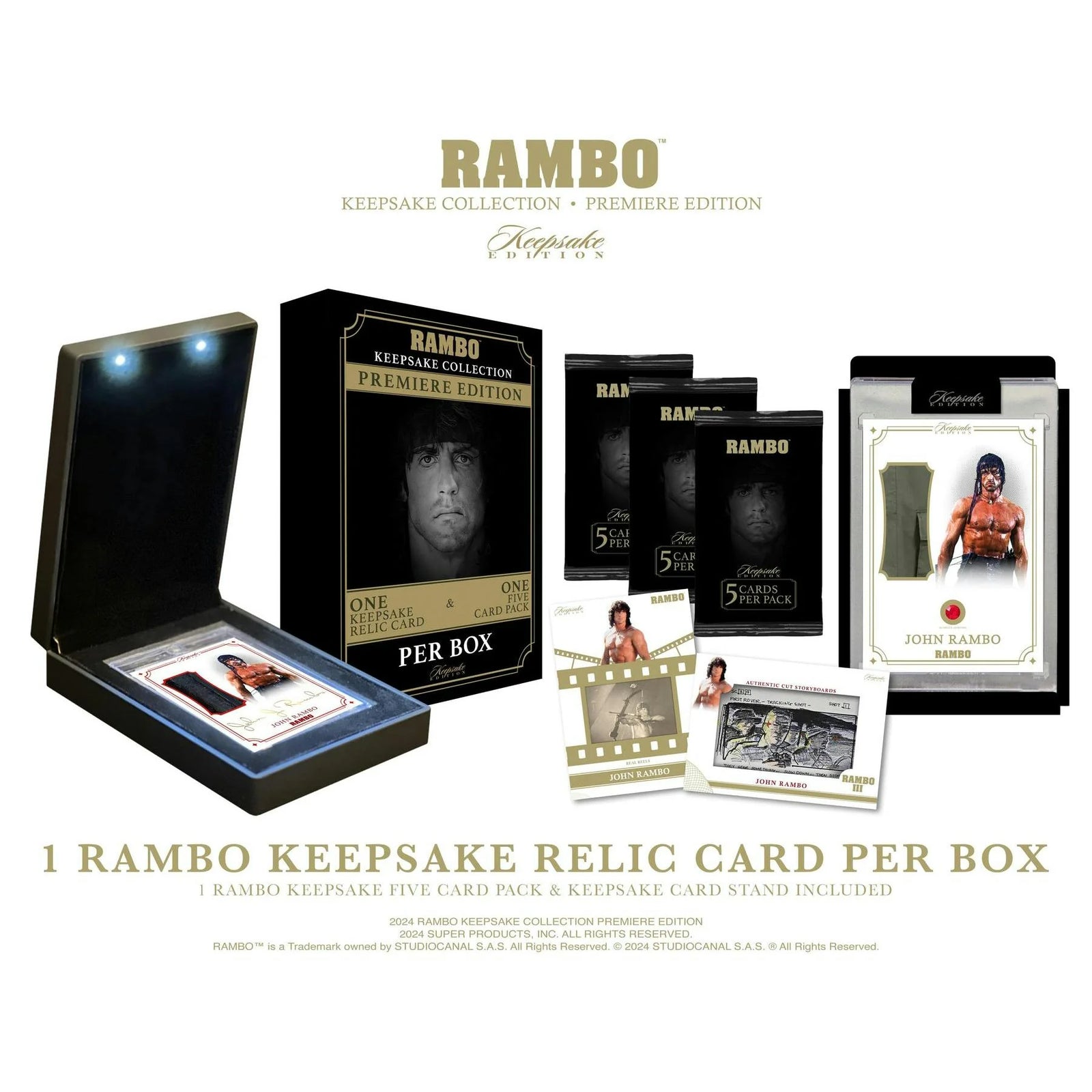 DRAFT - Keepsake Rambo Collection Premiere Edition Hobby 5-Box Case