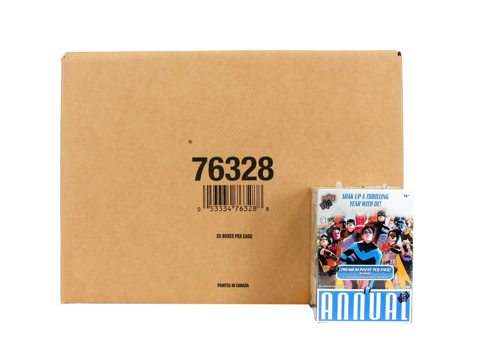 DRAFT - Upper Deck DC Annual 2023/24 Blaster 20-Box Case | Factory Sealed
