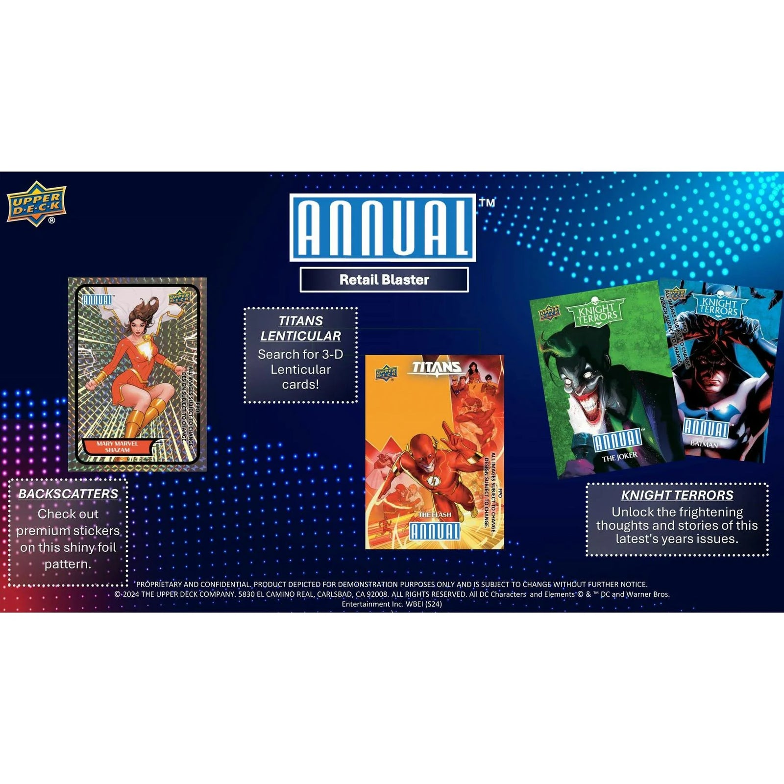 DRAFT - Upper Deck DC Annual 2023/24 Blaster 20-Box Case | Factory Sealed