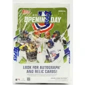 2021 Topps Opening Day Baseball Blaster Box