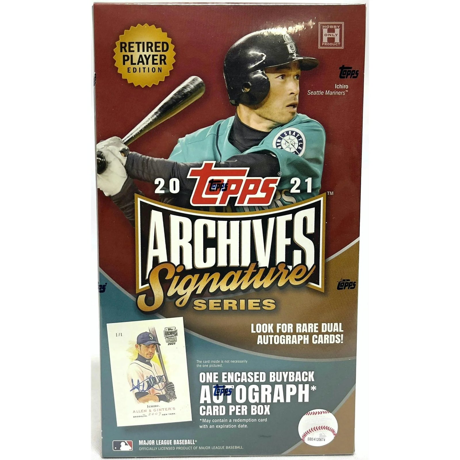 DRAFT - Just In 2021 Topps Archives Signature Series Retired Player Edition Baseball Hobby Box