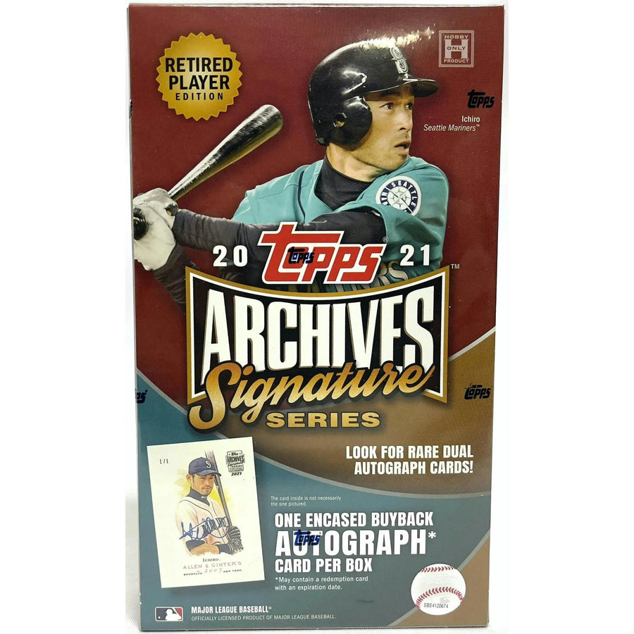 DRAFT - Just In 2021 Topps Archives Signature Series Retired Player Edition Baseball Hobby Box