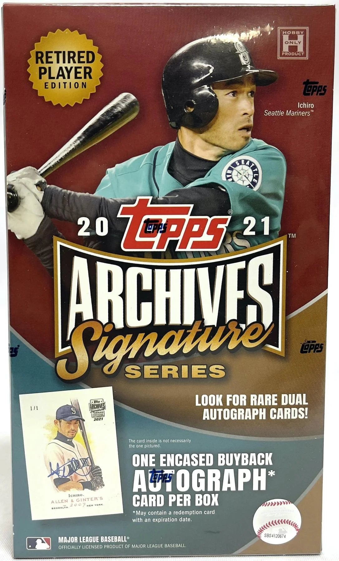 DRAFT - Just In 2021 Topps Archives Signature Series Retired Player Edition Baseball Hobby Box