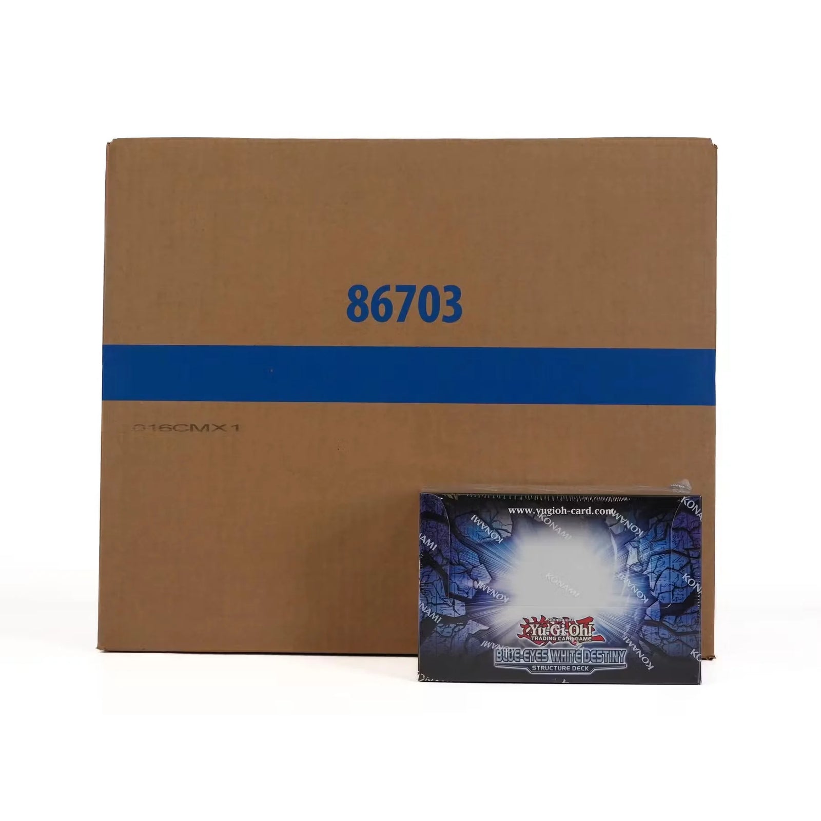 Yu-Gi-Oh Blue-Eyes White Destiny Structure Deck 12-Box Case (Ships Sealed Only) - D