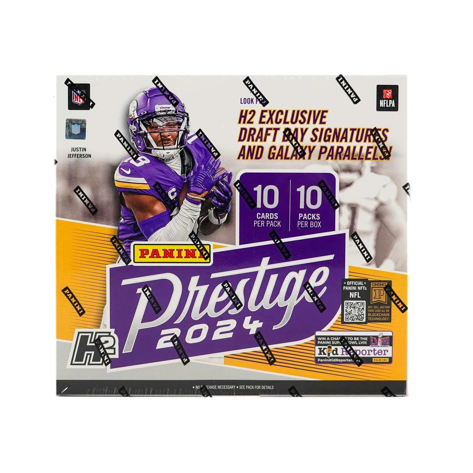 DRAFT - New 2024 Panini Prestige Football H2 20-Box Case