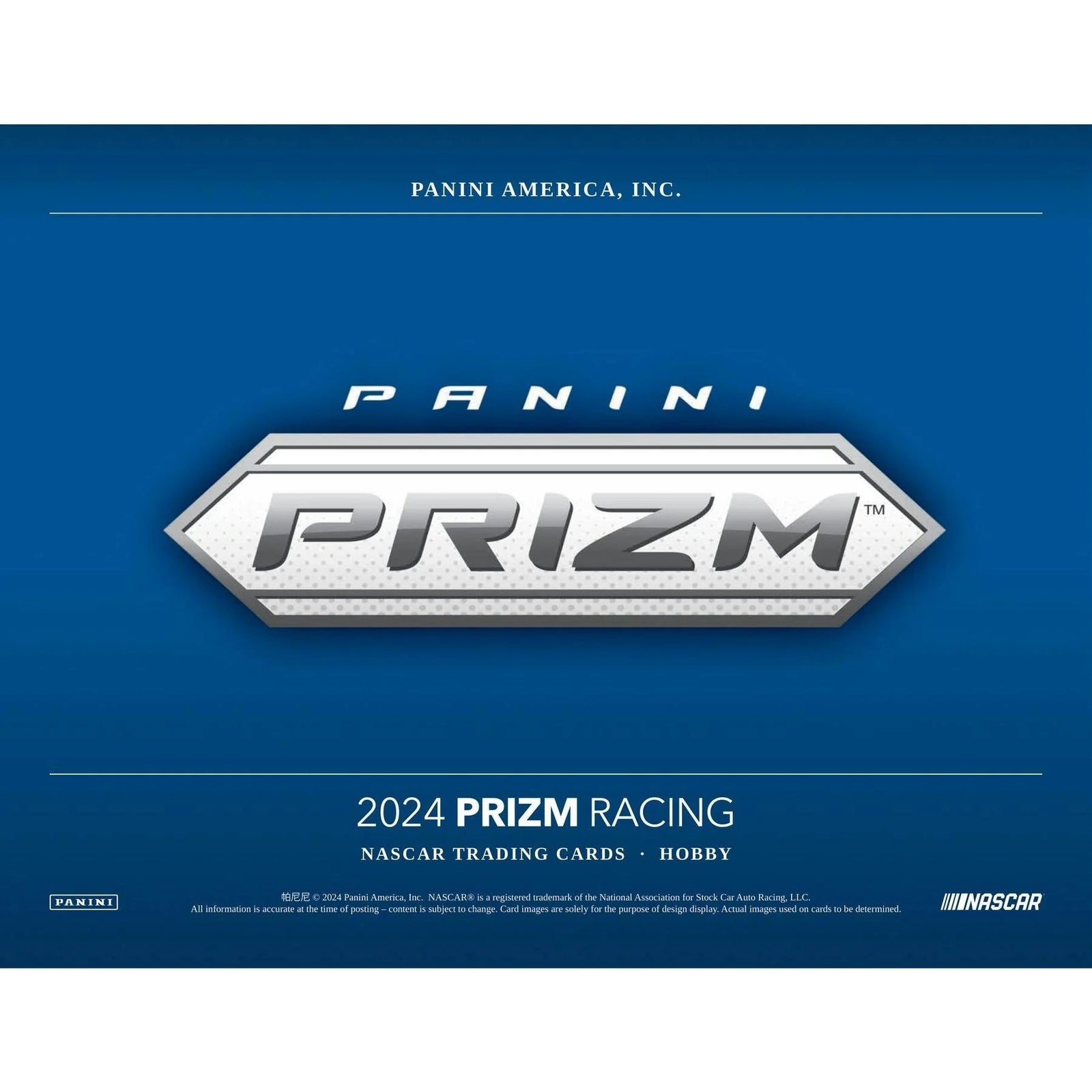 DRAFT - 2024 Panini Prizm NASCAR Racing Hobby Box
