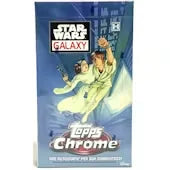 2021 Topps Star Wars Chrome Galaxy Hobby Box (Ships Sealed Only)