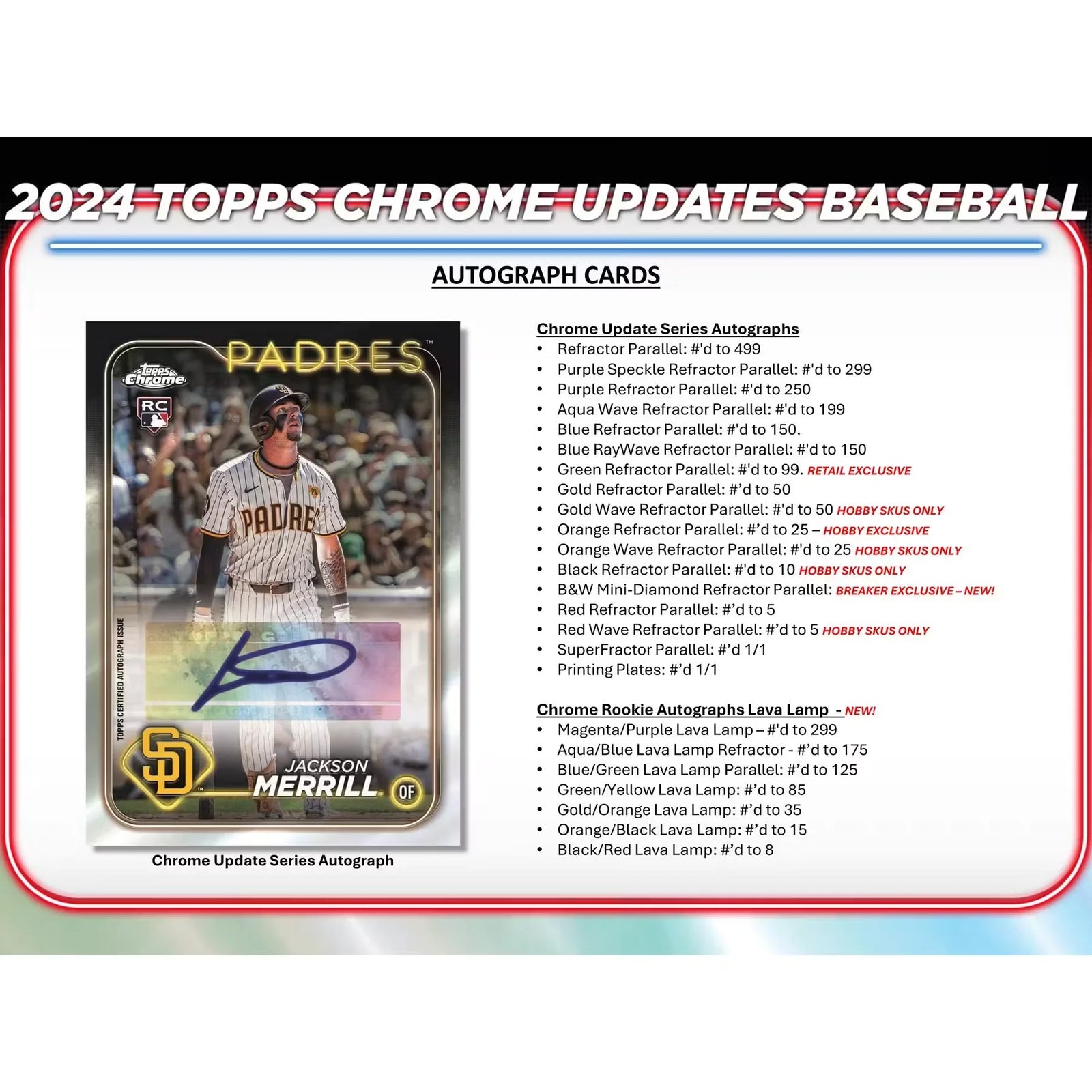 2024 Topps Chrome Update Series Baseball Hobby 6 Box Case