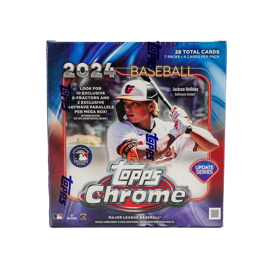 DRAFT - Just In 2024 Topps Chrome Update Series Baseball Mega Box