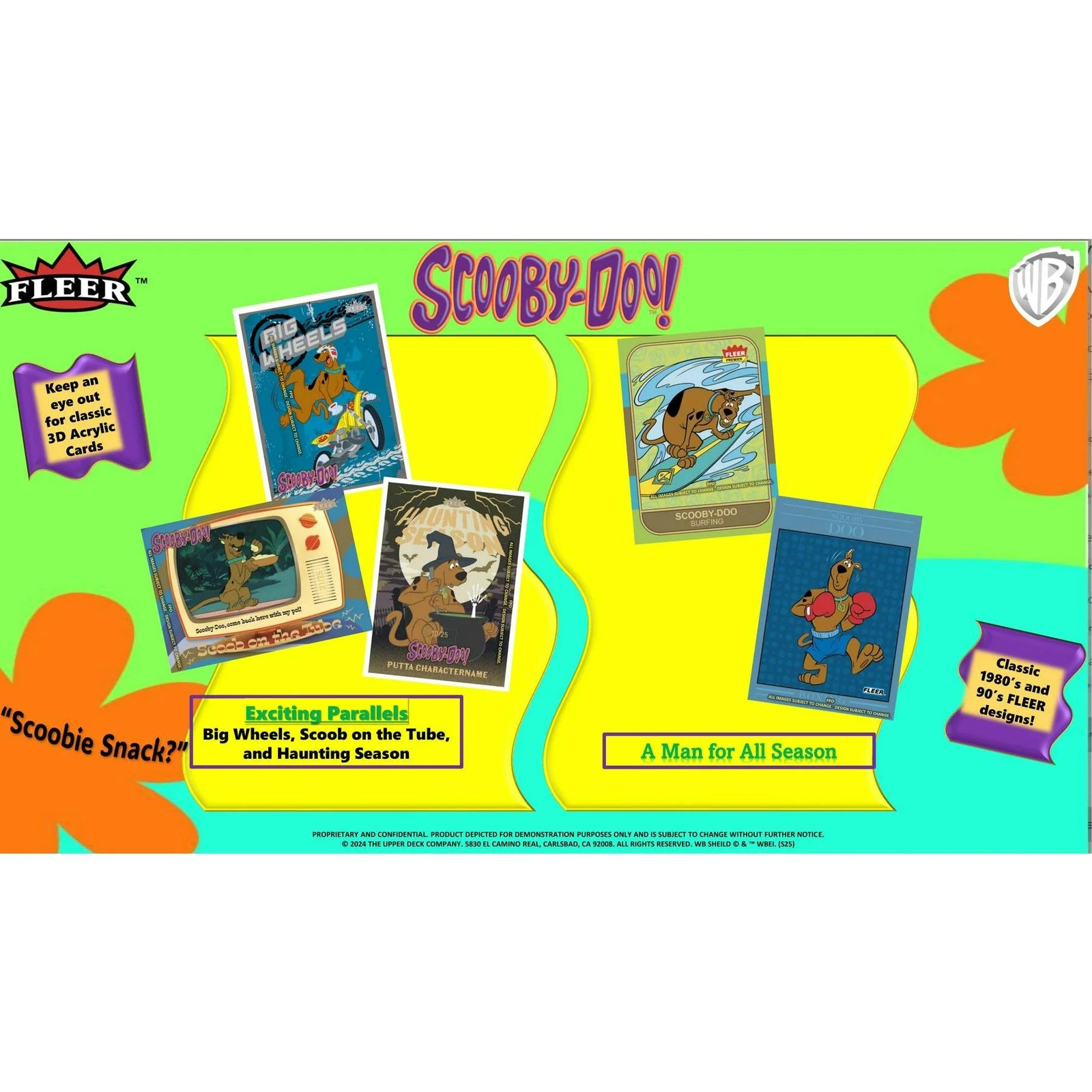DRAFT - 2025 Upper Deck Fleer Scooby-Doo Trading Cards Hobby Box