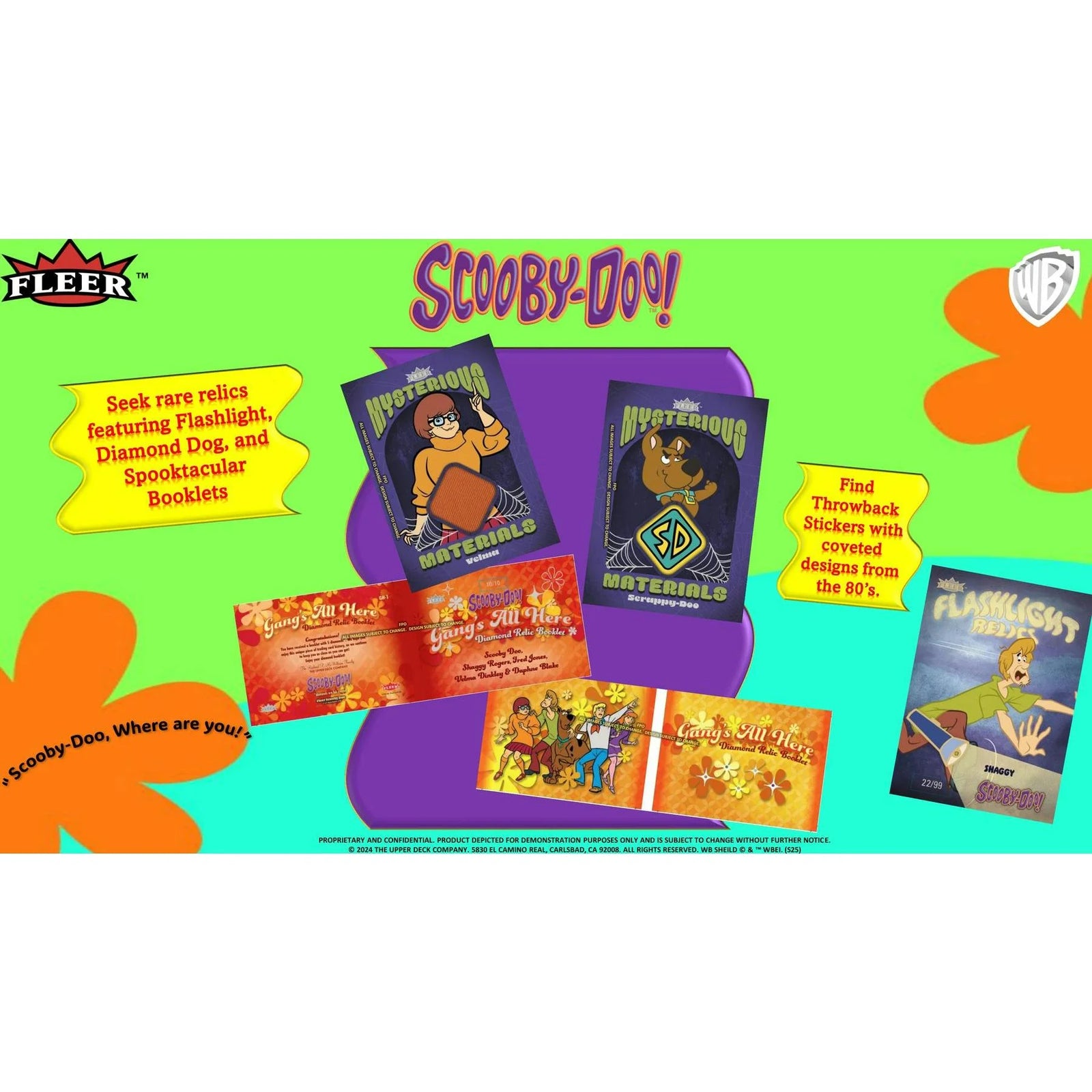DRAFT - 2025 Upper Deck Fleer Scooby Doo Trading Cards | Hobby 12-Box Case