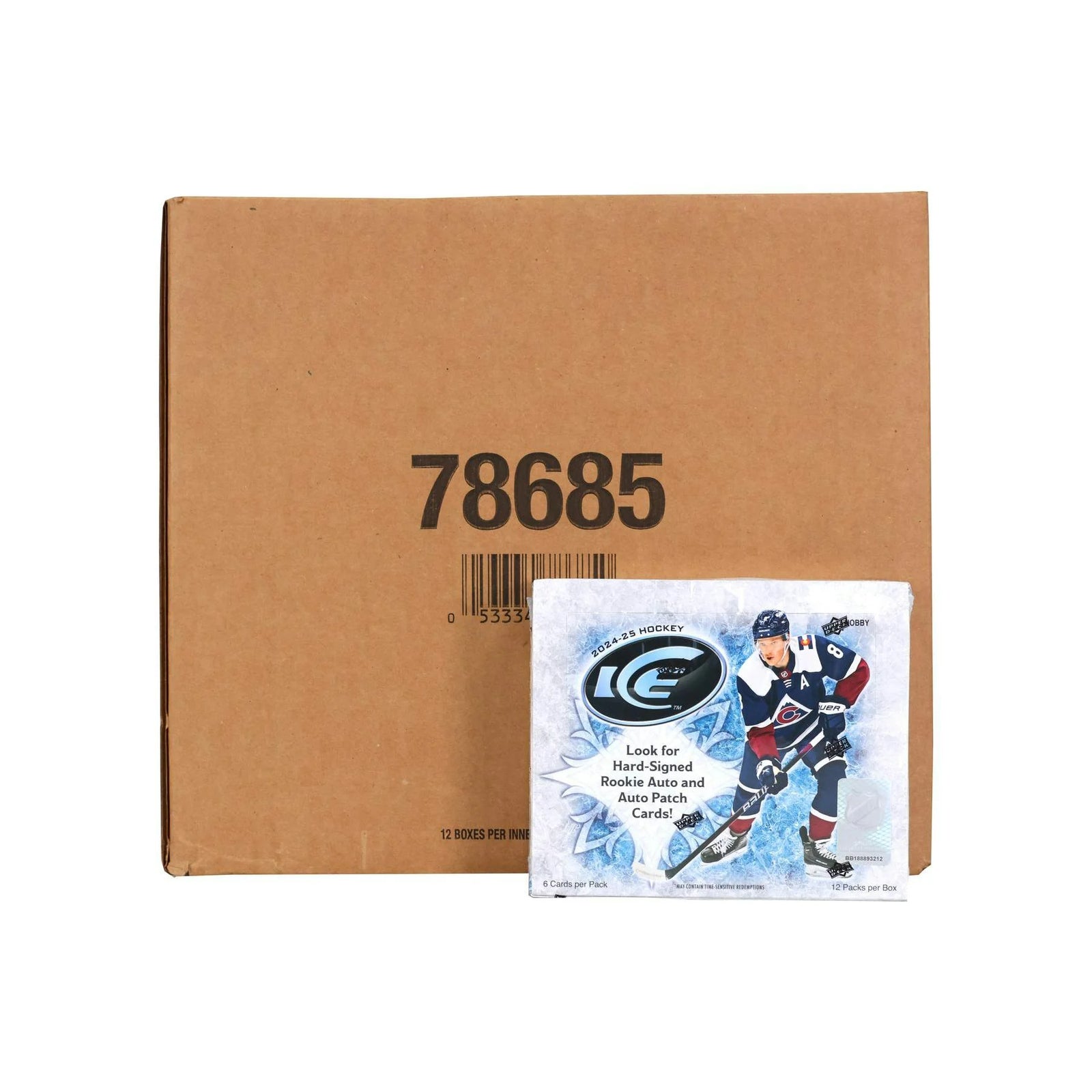 DRAFT - New 2024/25 Upper Deck Ice Hockey Hobby 24-Box Case
