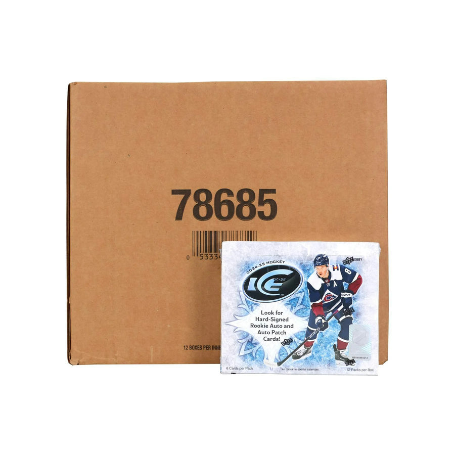 DRAFT - New 2024/25 Upper Deck Ice Hockey Hobby 24-Box Case