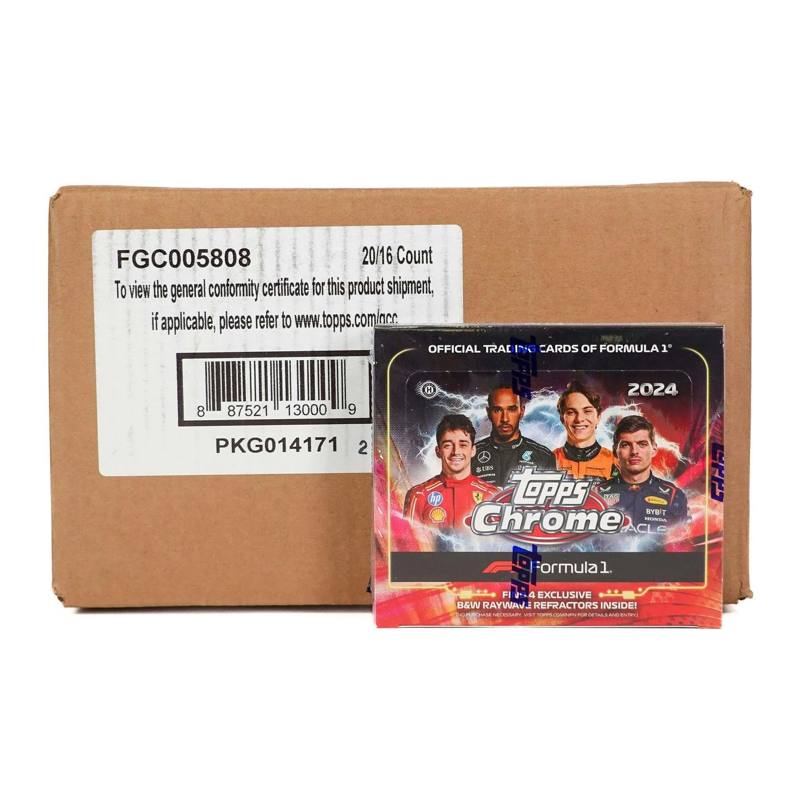 DRAFT - 2024 Topps Chrome F1 Qualifying Lap Hobby 20-Box Case