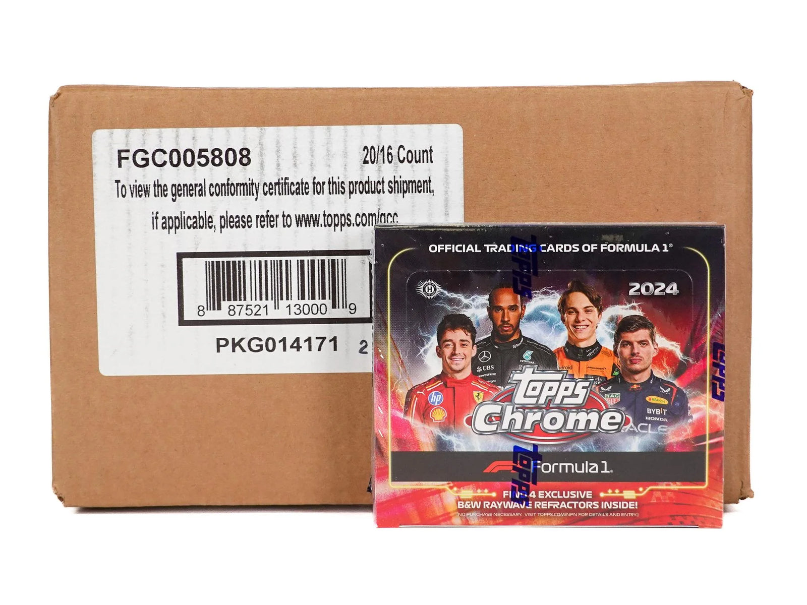 DRAFT - 2024 Topps Chrome F1 Qualifying Lap Hobby 20-Box Case