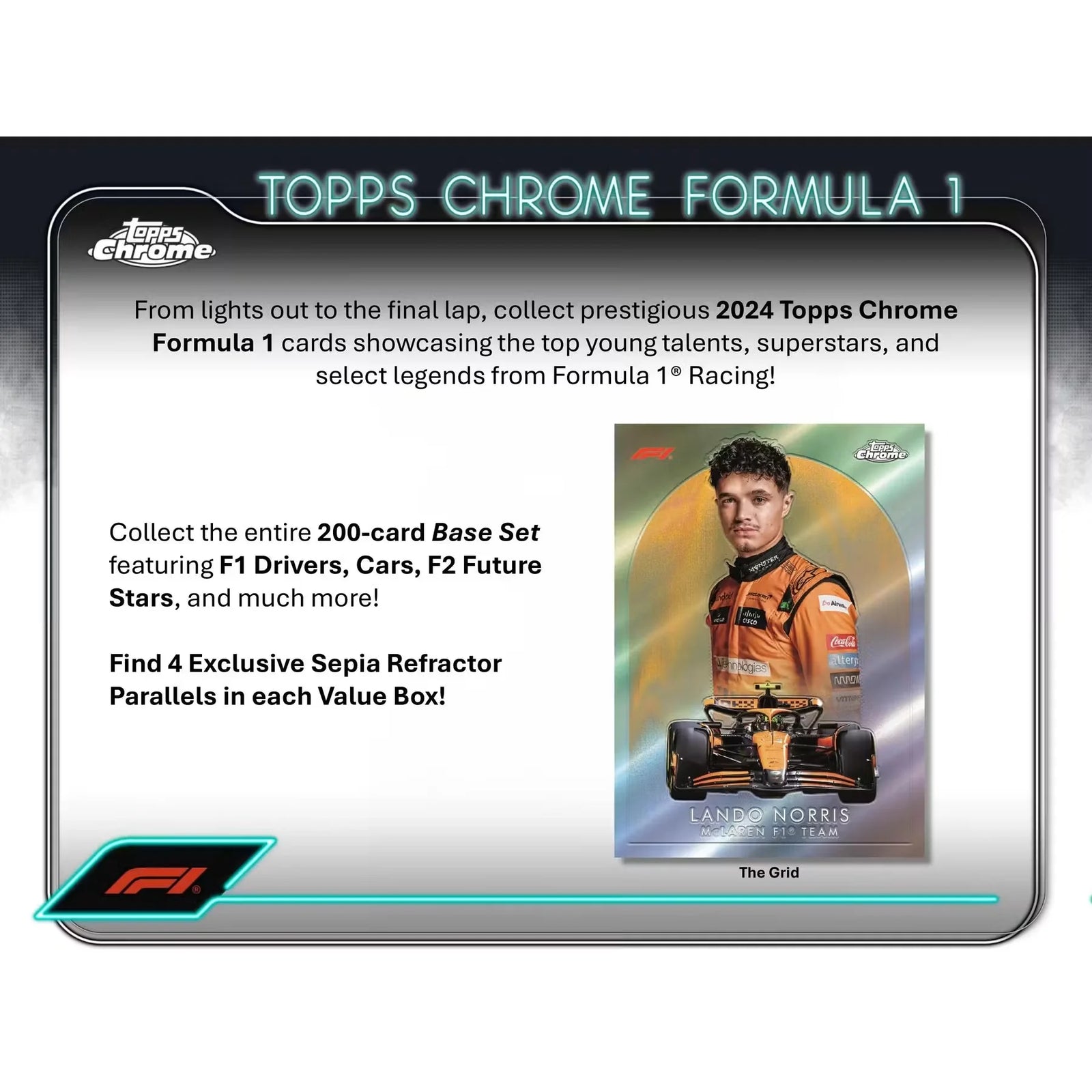 2024 Topps Chrome F1 Formula 1 Blaster 40-Box Case