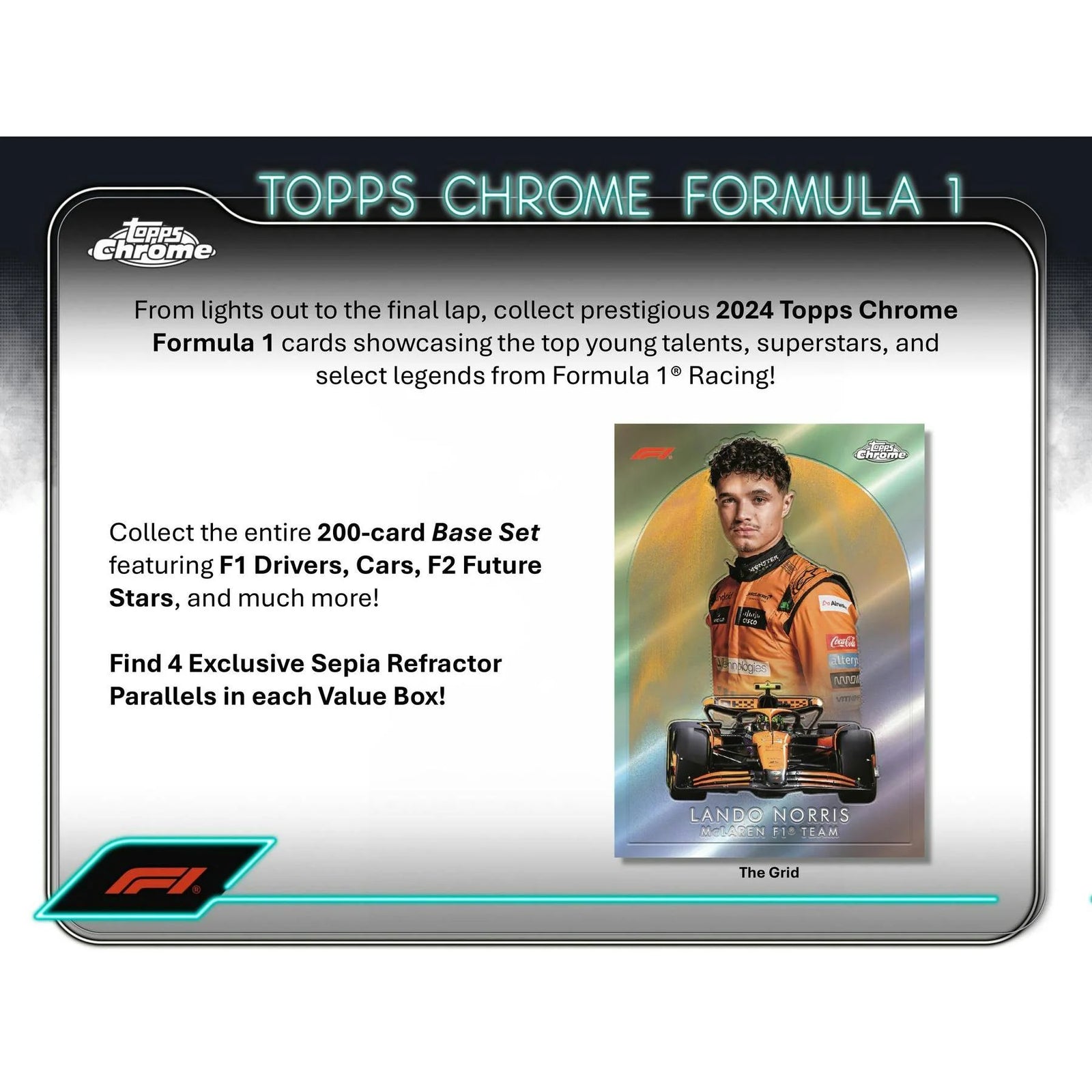 DRAFT - 2024 Topps Chrome F1 Formula 1 Blaster Box | dacardworld:BV0Y0ZS4IJ