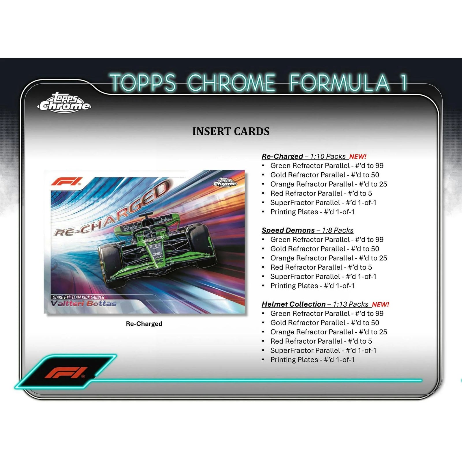 DRAFT - 2024 Topps Chrome F1 Formula 1 Blaster Box | dacardworld:BV0Y0ZS4IJ