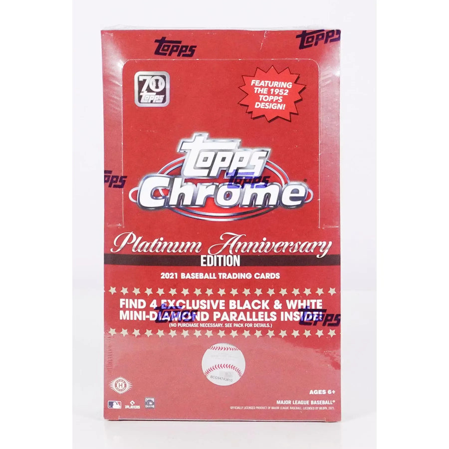 2021 Topps Chrome Platinum Anniversary Baseball Hobby Lite Box