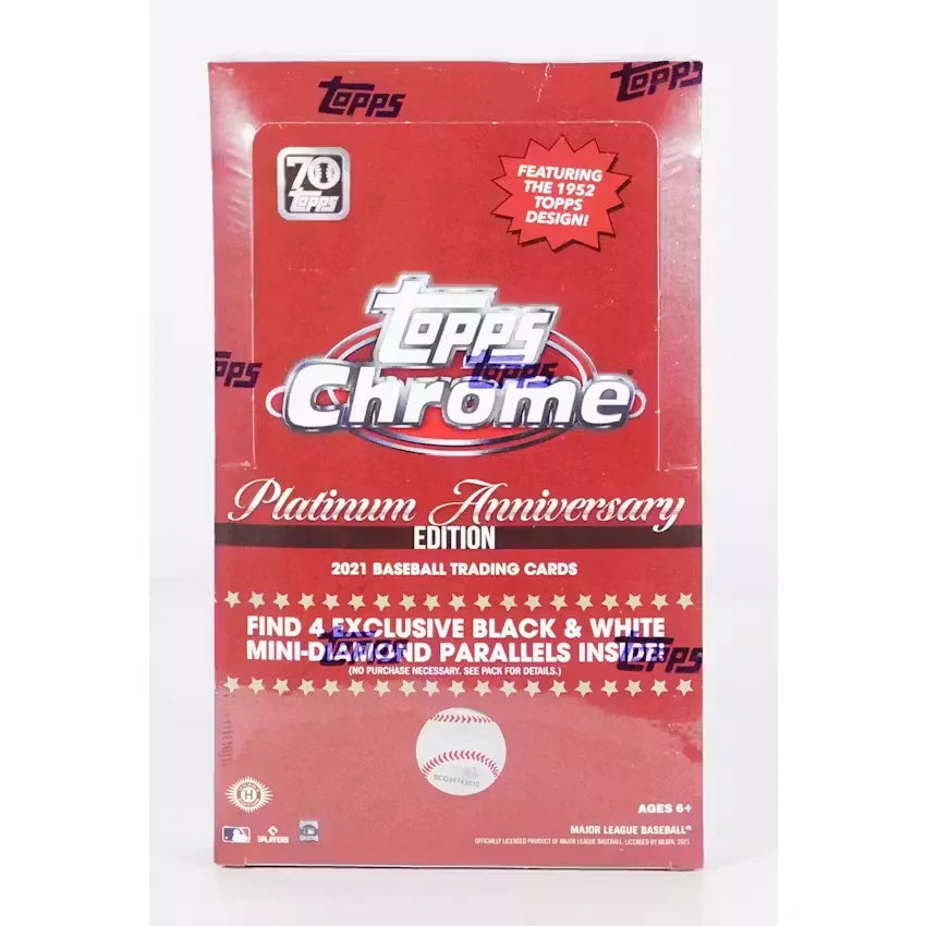 2021 Topps Chrome Platinum Anniversary Baseball Hobby Lite Box