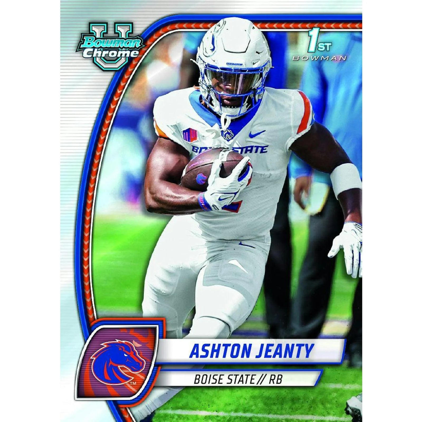 DRAFT - New 2024 Bowman University Chrome Football Blaster 40-Box Case