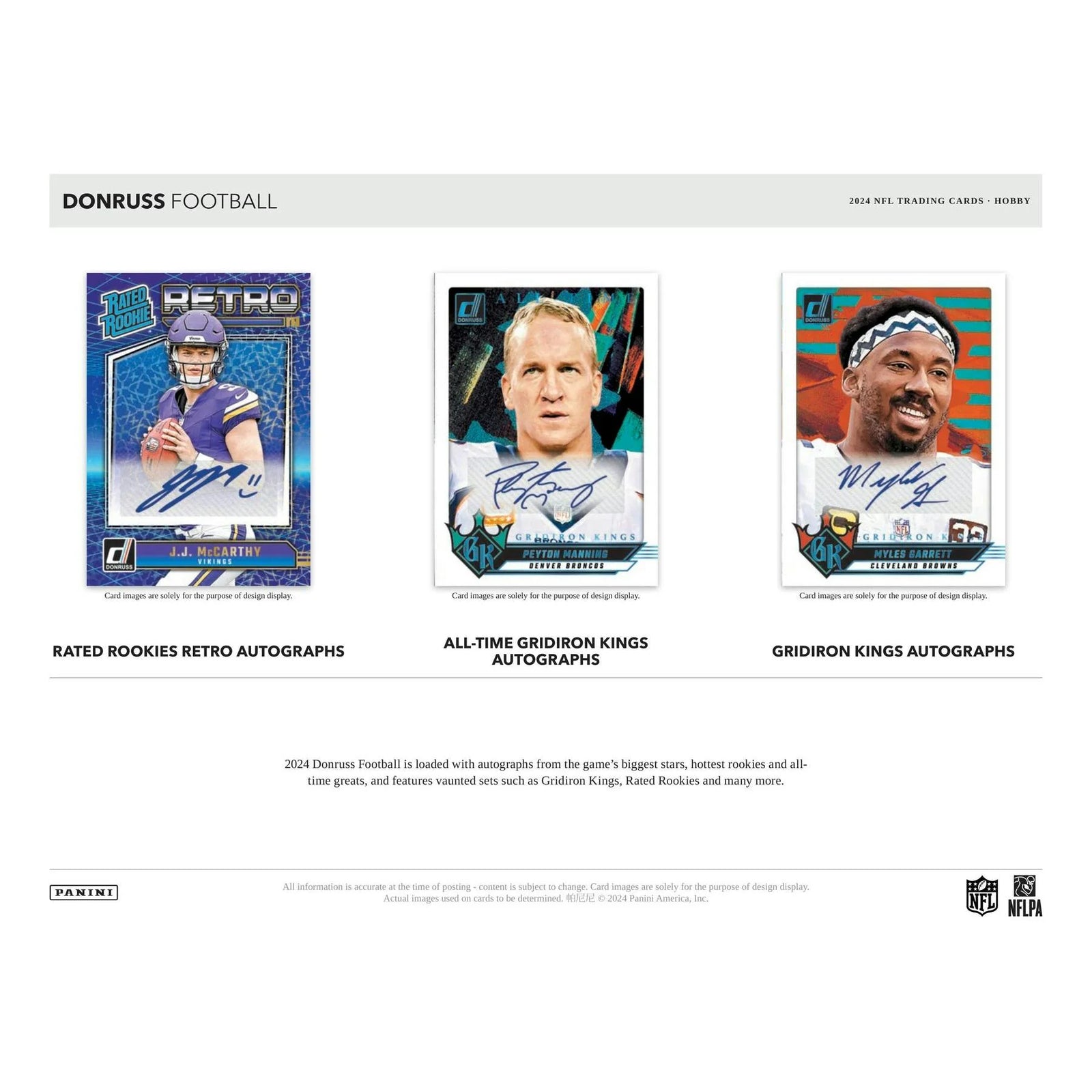 DRAFT - 2024 Panini Donruss Football Hobby Box | dacardworld:BV160YJIIP