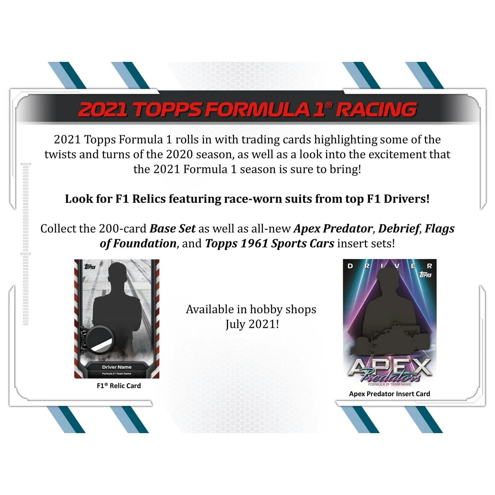 DRAFT - 2021 Topps Formula 1 Racing Hobby Box
