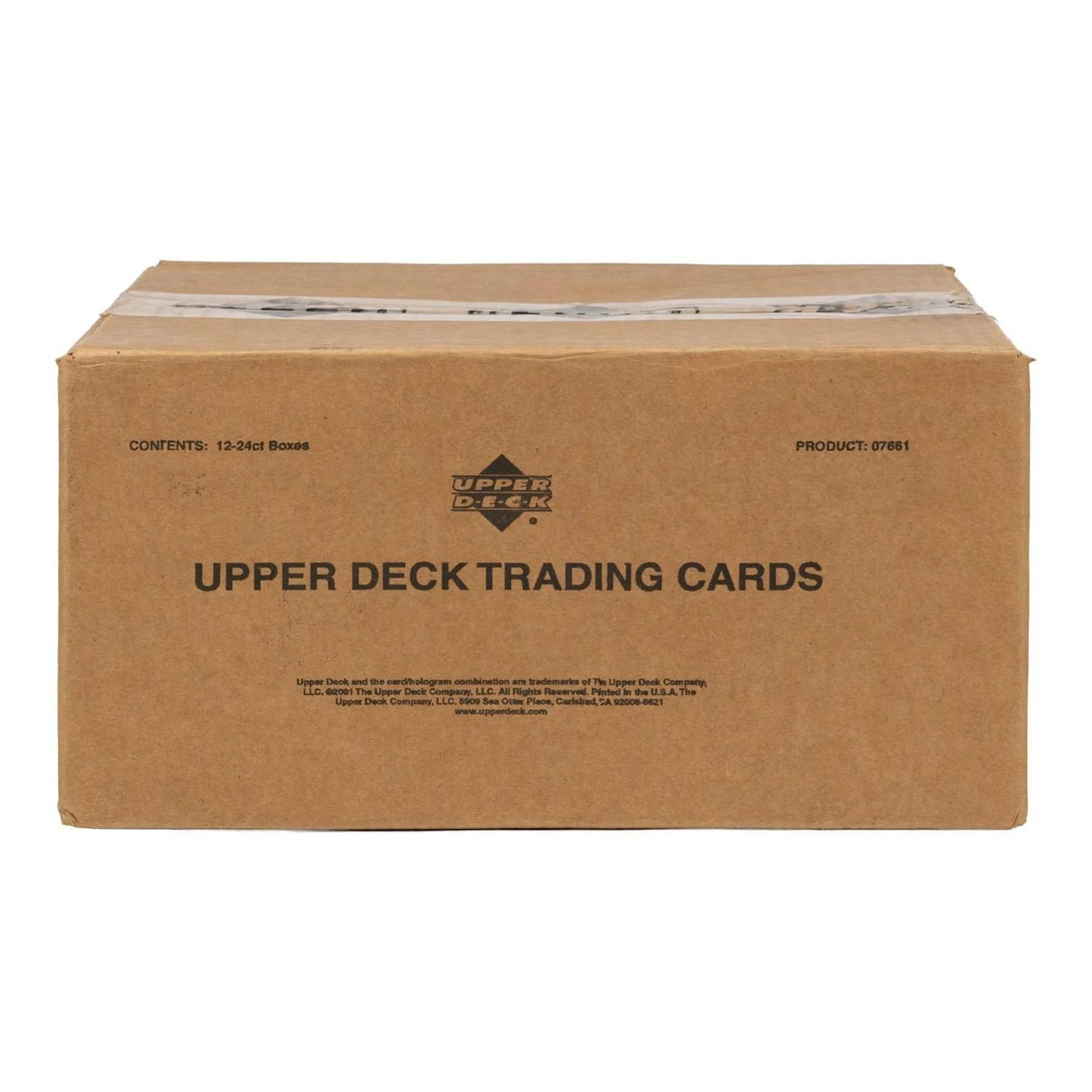 DRAFT - Just In 2001 Upper Deck Golf Retail 12-Box Case - Tiger Woods Rookie!