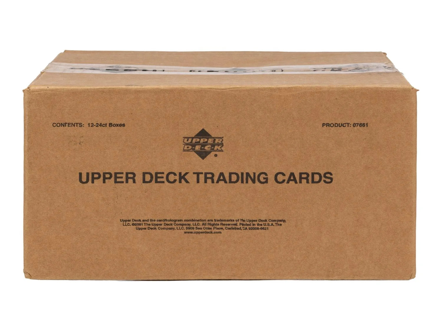 DRAFT - Just In 2001 Upper Deck Golf Retail 12-Box Case - Tiger Woods Rookie!