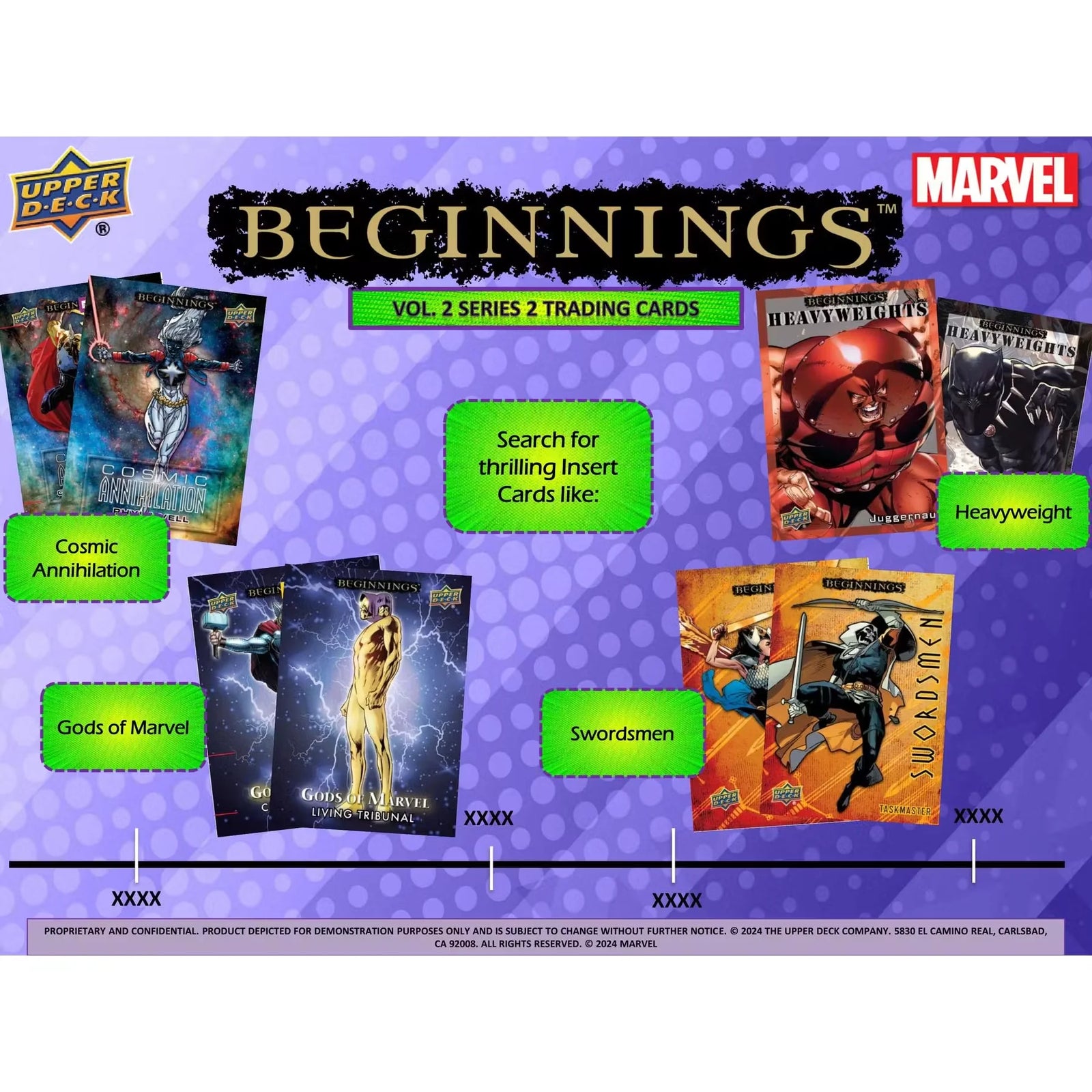 DRAFT - 2024 Upper Deck Marvel Beginnings Volume 2 Series 2 Blaster 20-Box Case