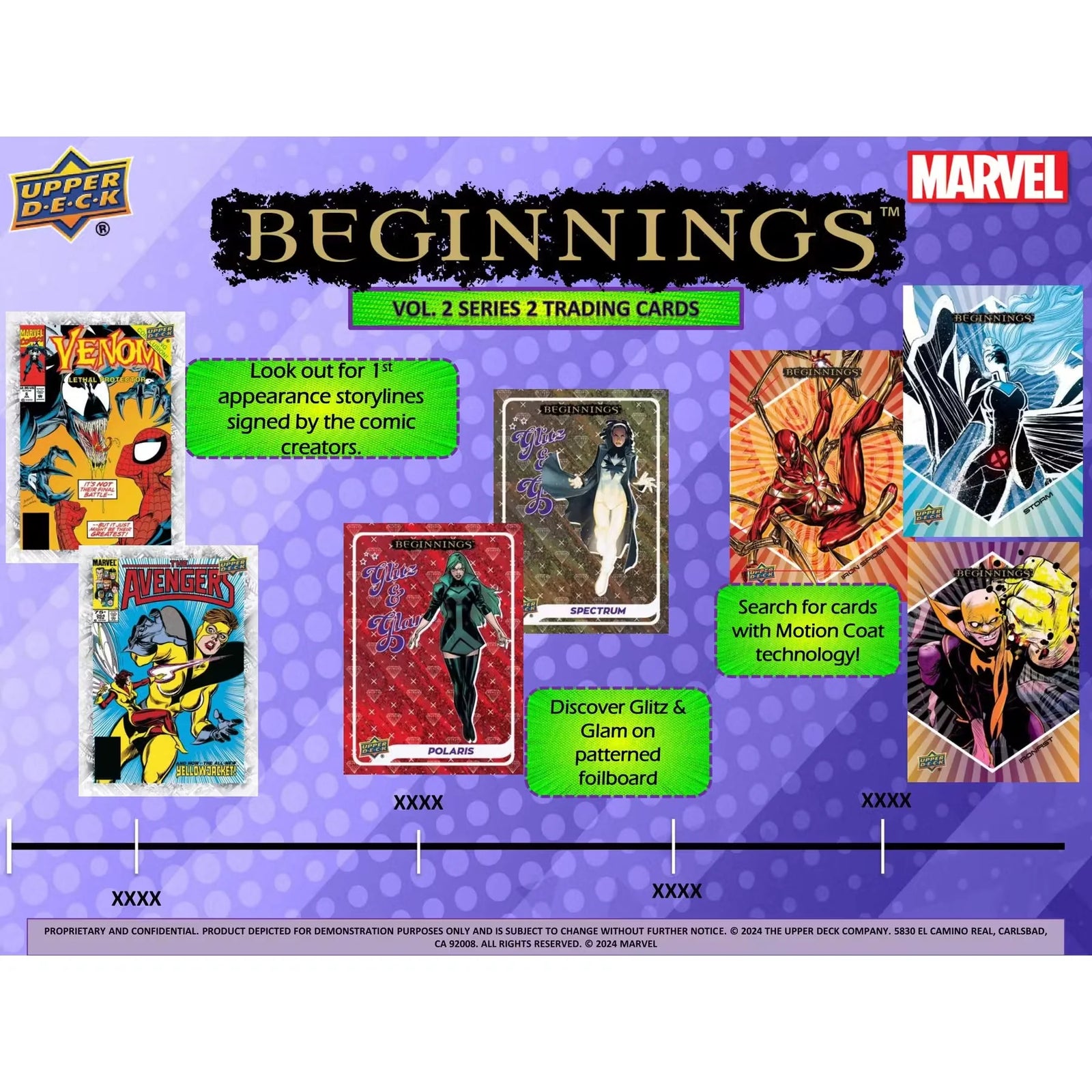DRAFT - 2024 Upper Deck Marvel Beginnings Volume 2 Series 2 Blaster 20-Box Case