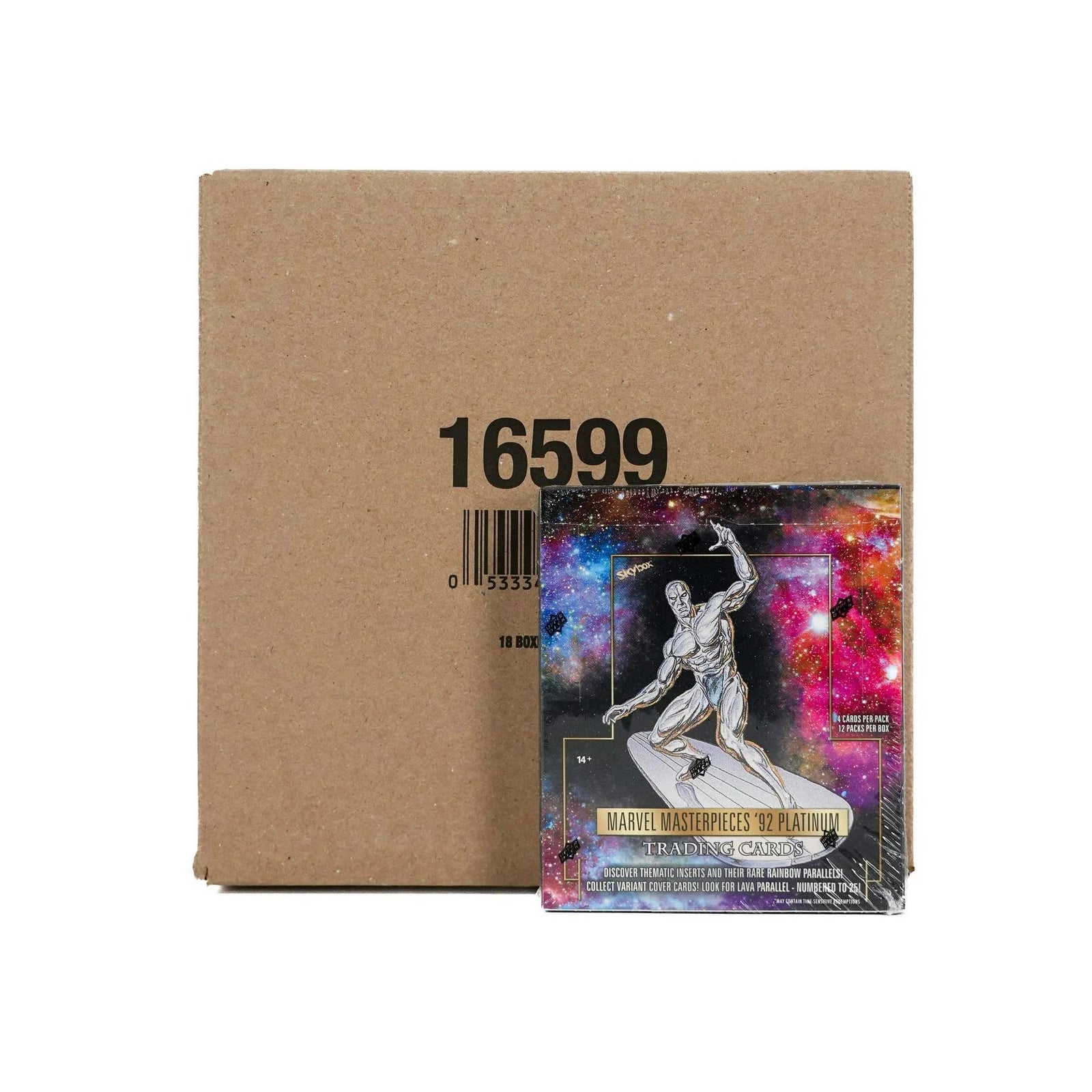 DRAFT - 2024 Upper Deck Marvel Masterpieces '92 Platinum Hobby 18-Box Case